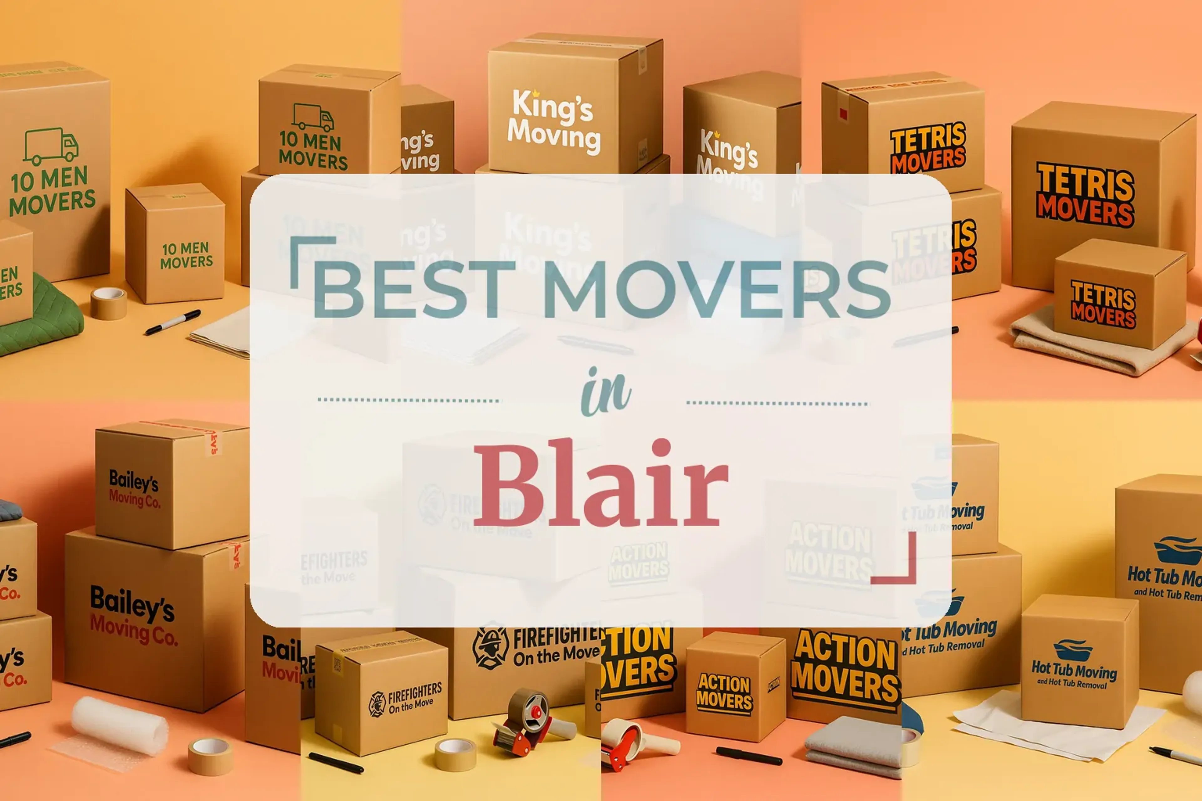 Side-by-side comparison of Blair moving companies