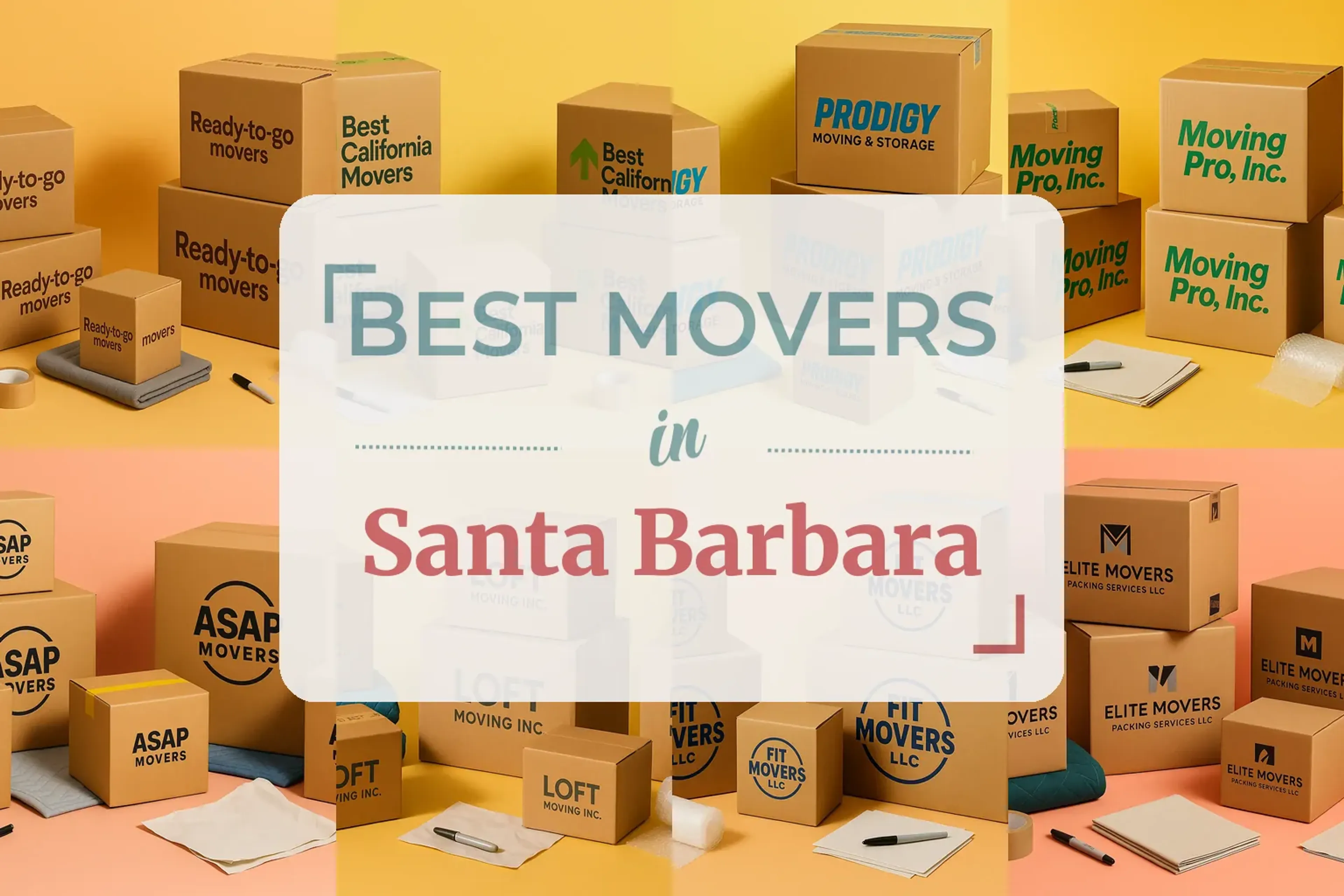 Side-by-side comparison of Santa Barbara moving companies