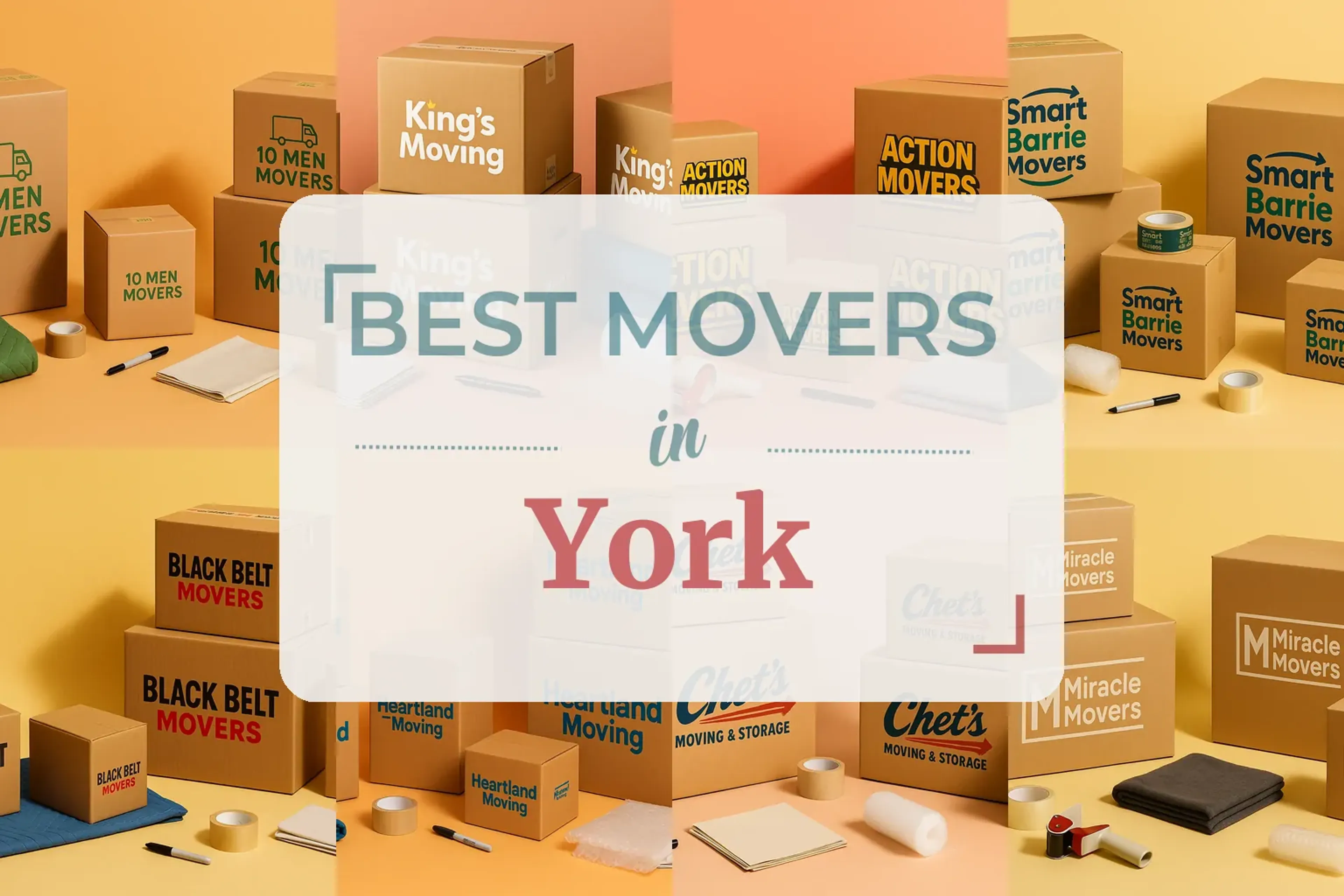 Side-by-side comparison of York moving companies