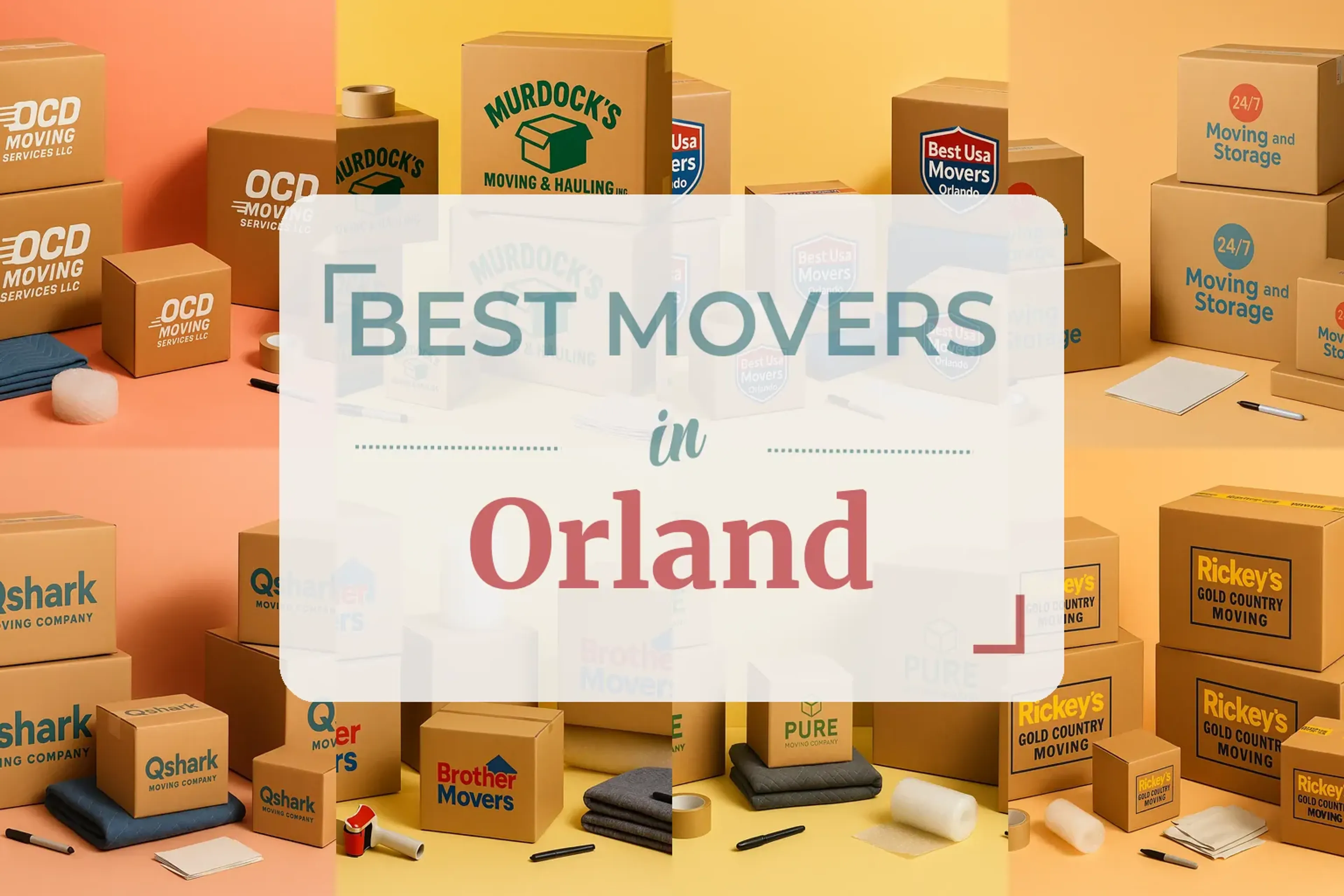 Side-by-side comparison of Orland moving companies