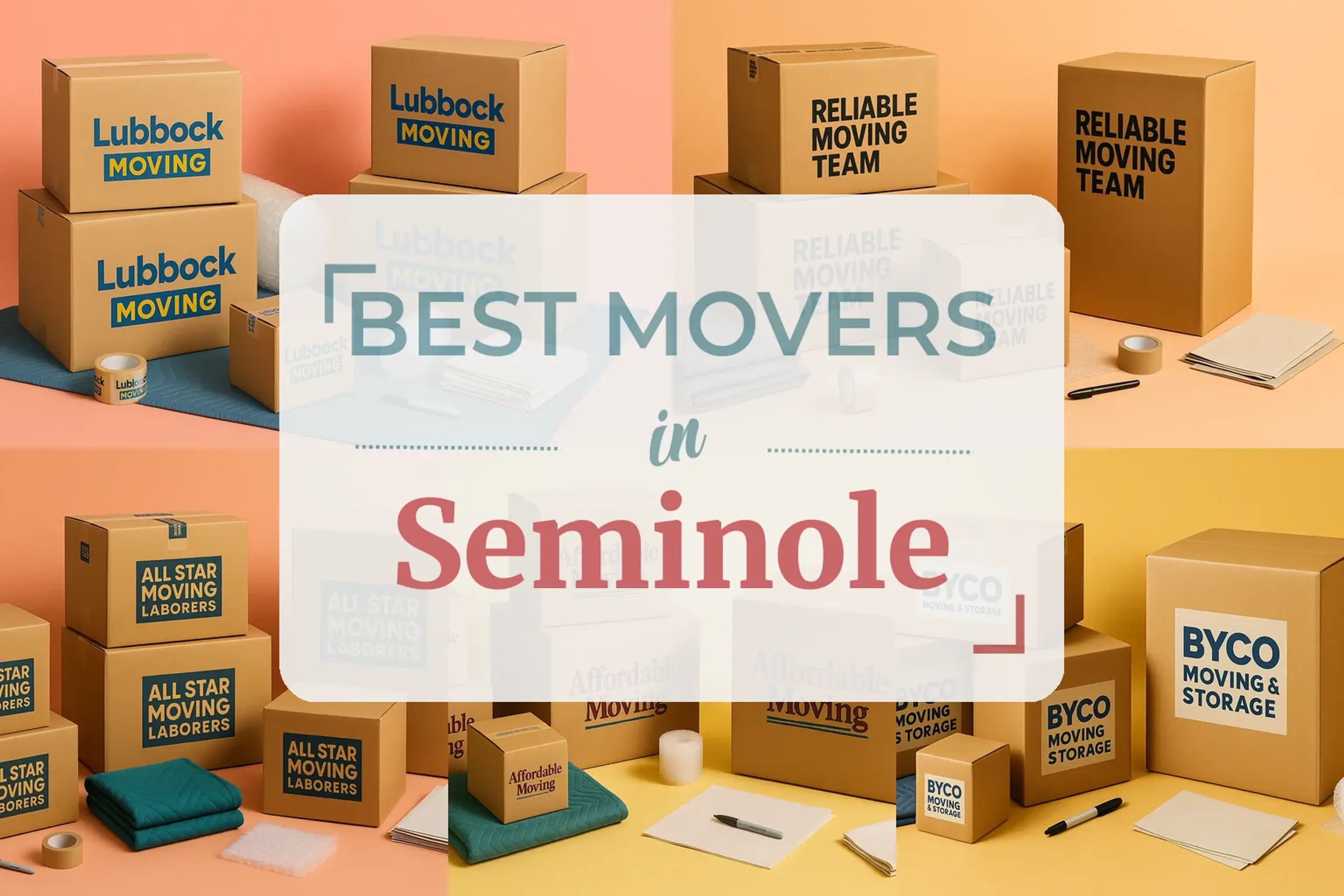 Side-by-side comparison of Seminole moving companies