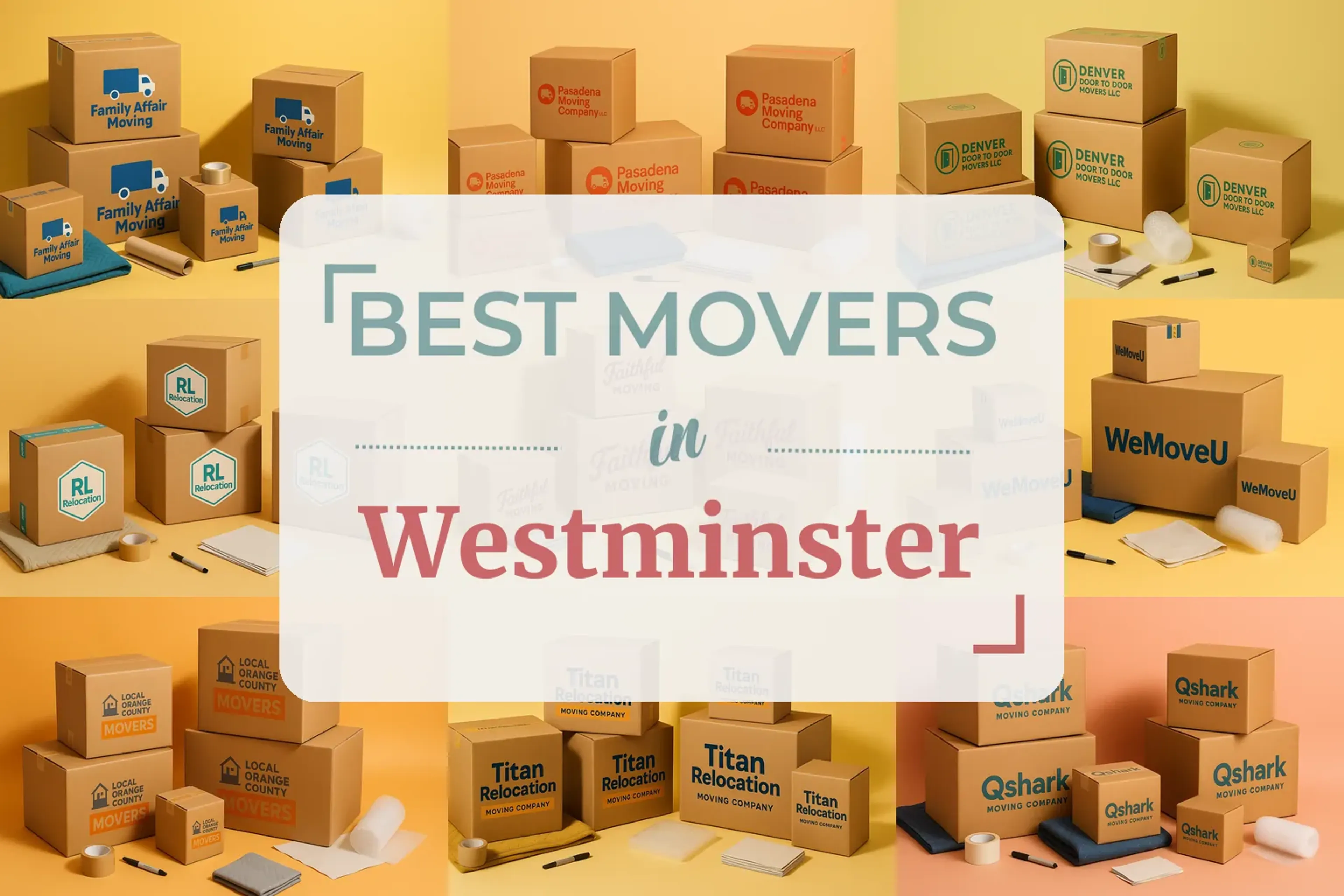 Side-by-side comparison of Westminster moving companies