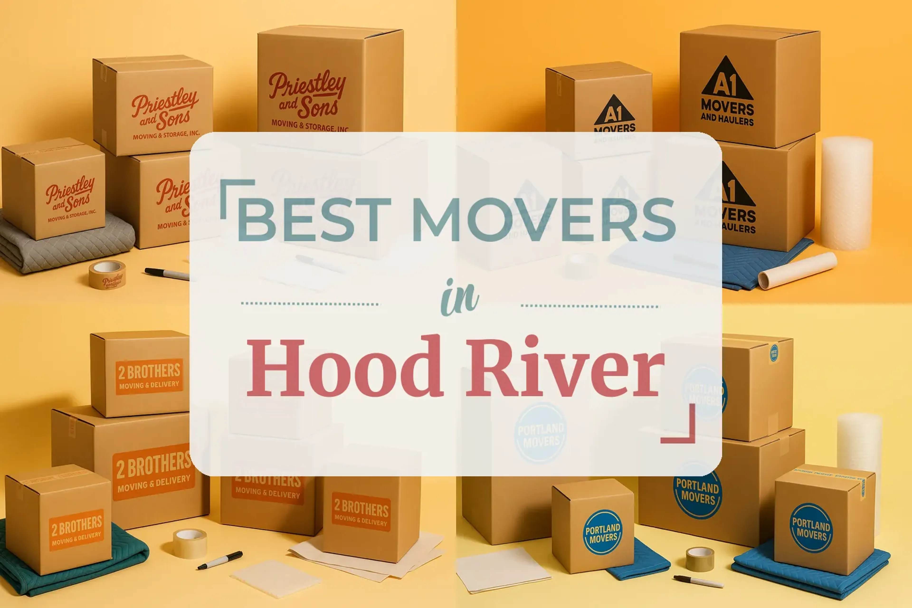 Side-by-side comparison of Hood River moving companies