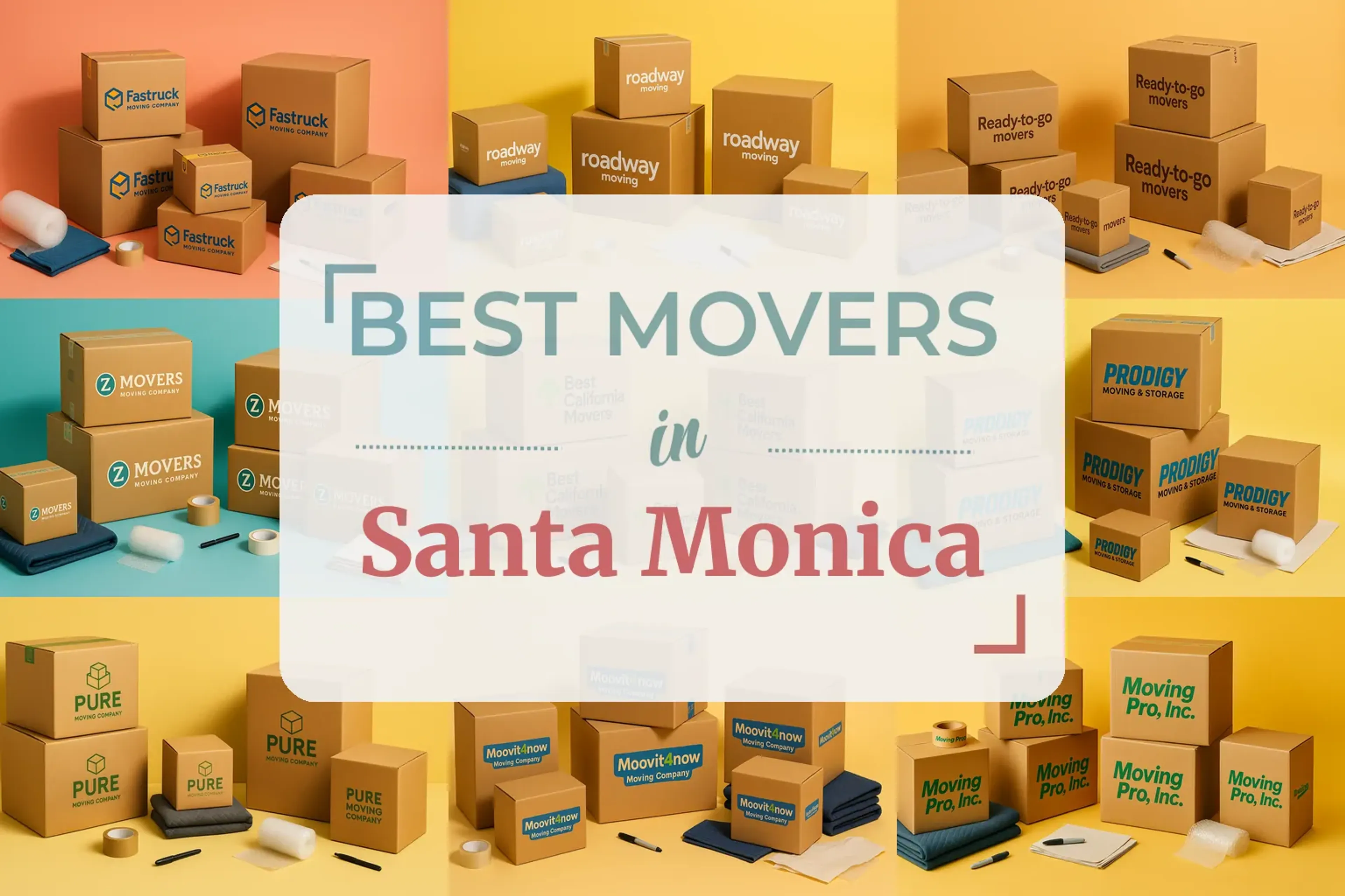 Side-by-side comparison of Santa Monica moving companies