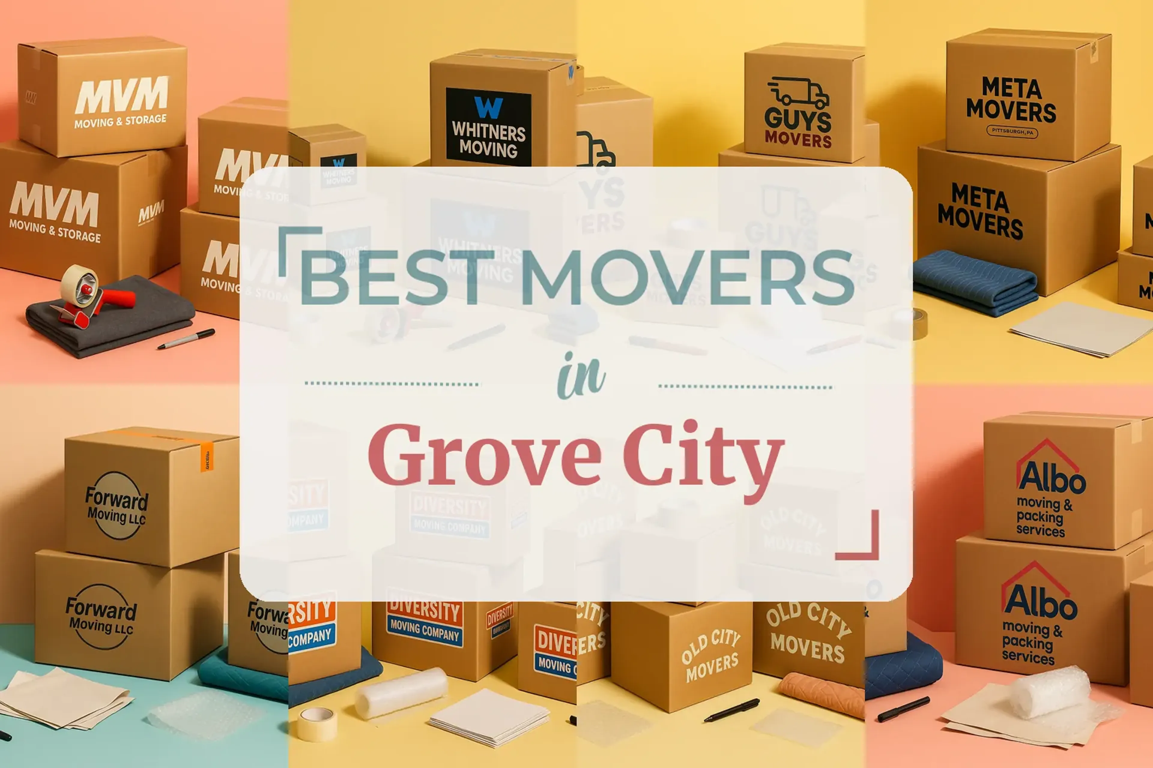Side-by-side comparison of Grove City moving companies