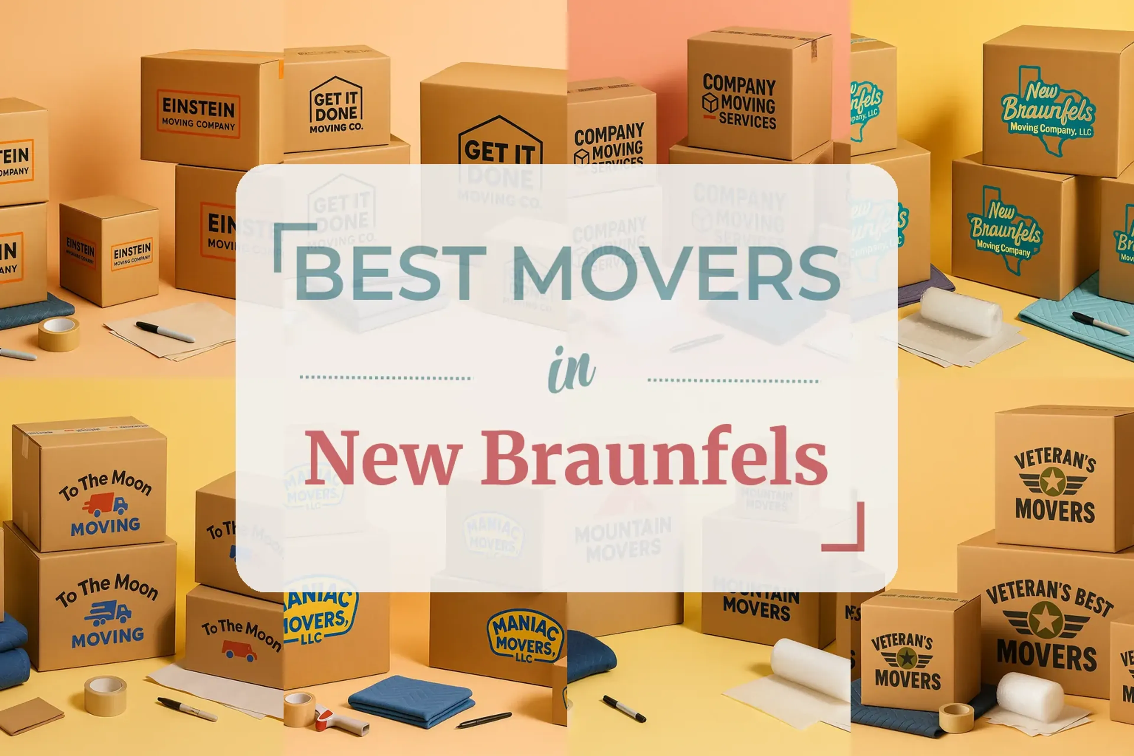Side-by-side comparison of New Braunfels moving companies