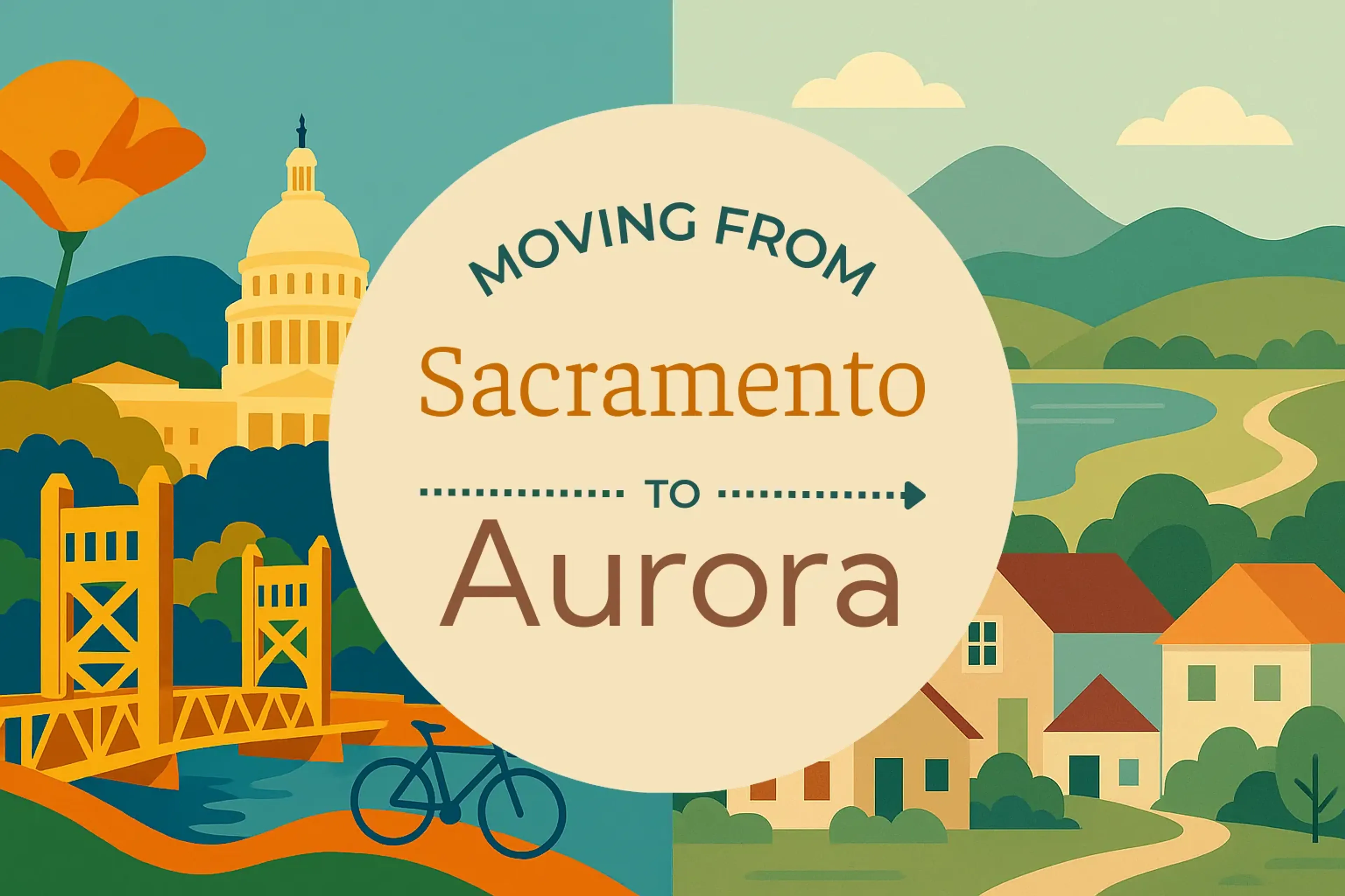 Side-by-side comparison of Sacramento to Aurora moving companies