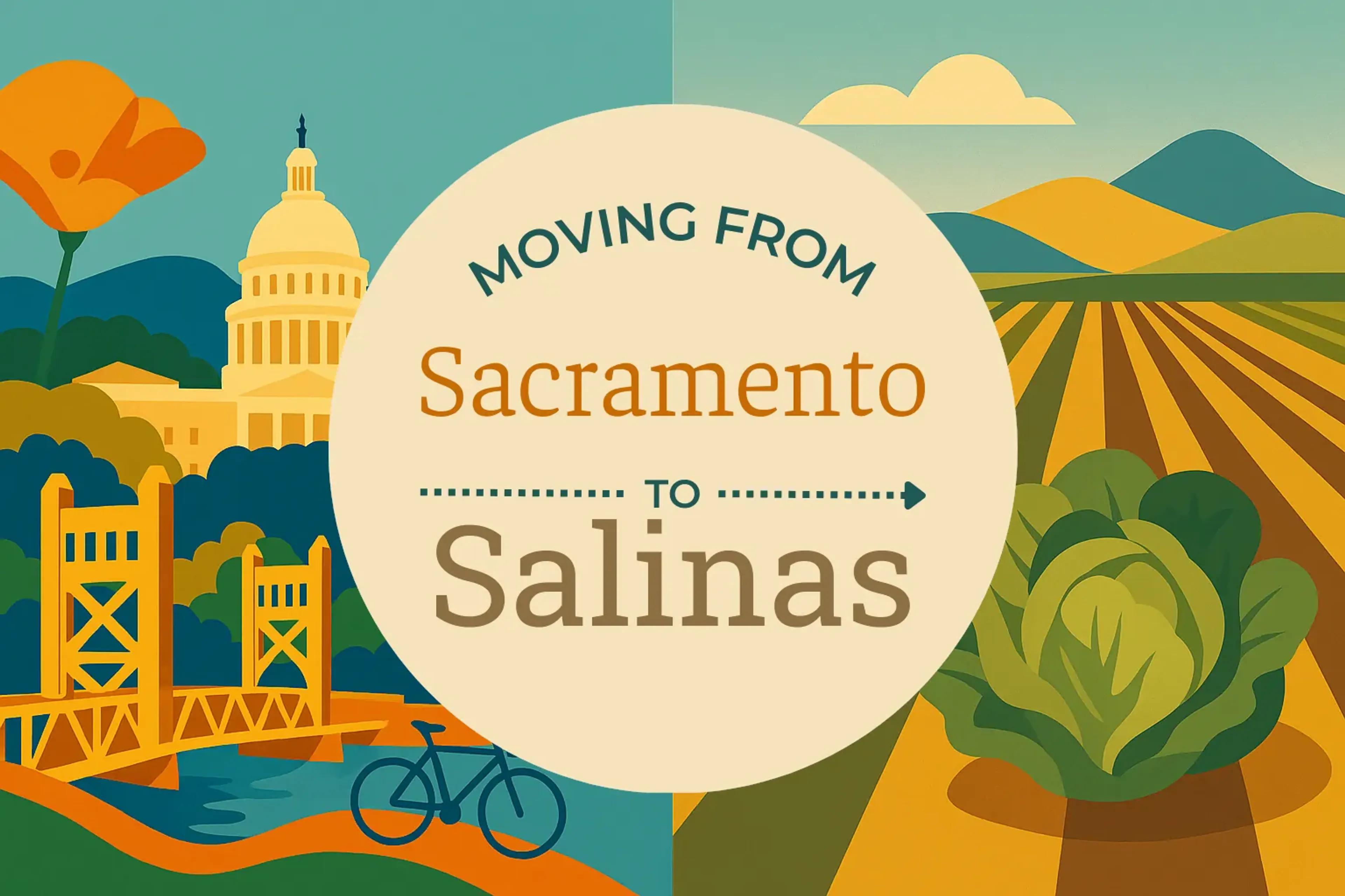 Side-by-side comparison of Sacramento to Salinas moving companies