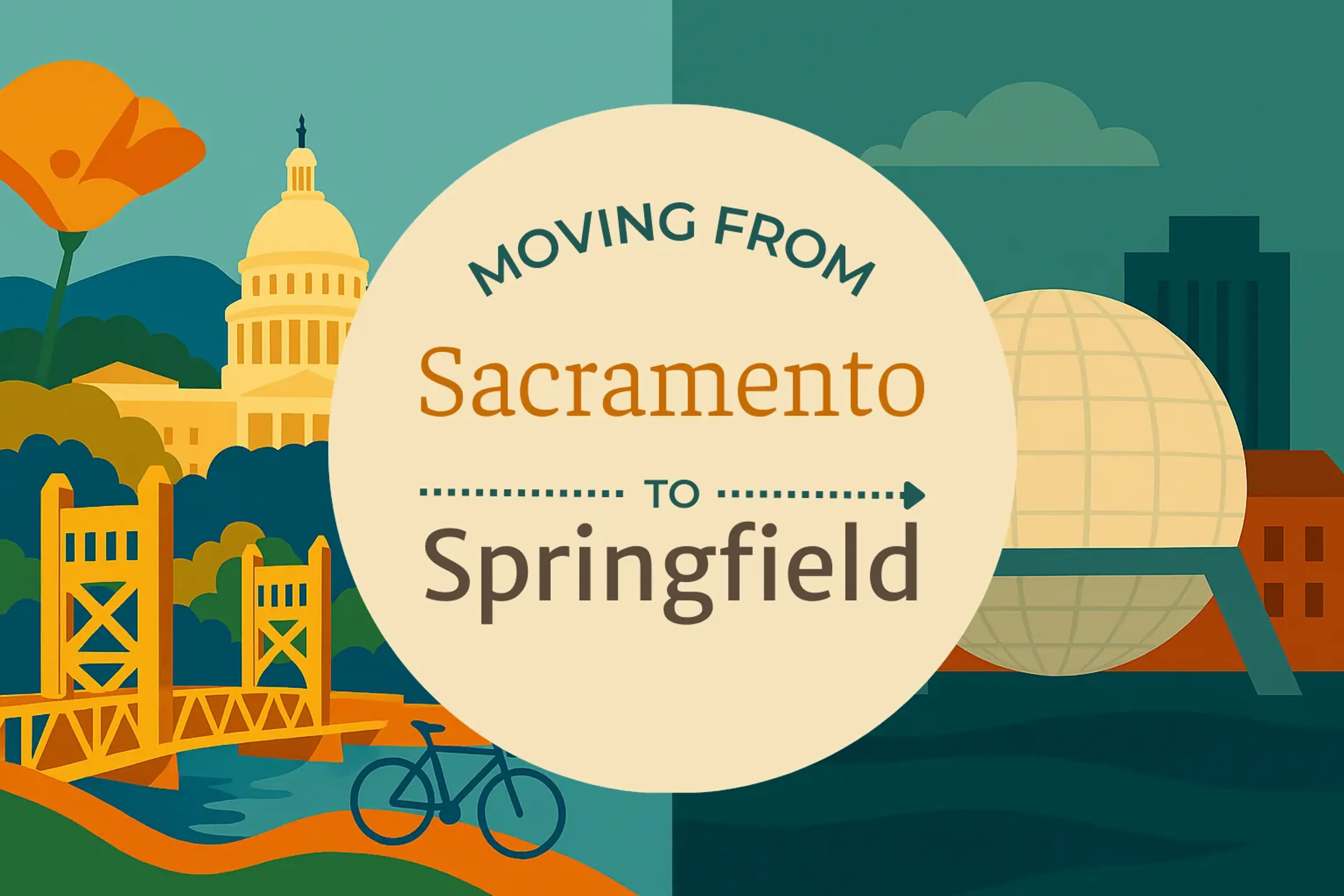 Side-by-side comparison of Sacramento to Springfield moving companies