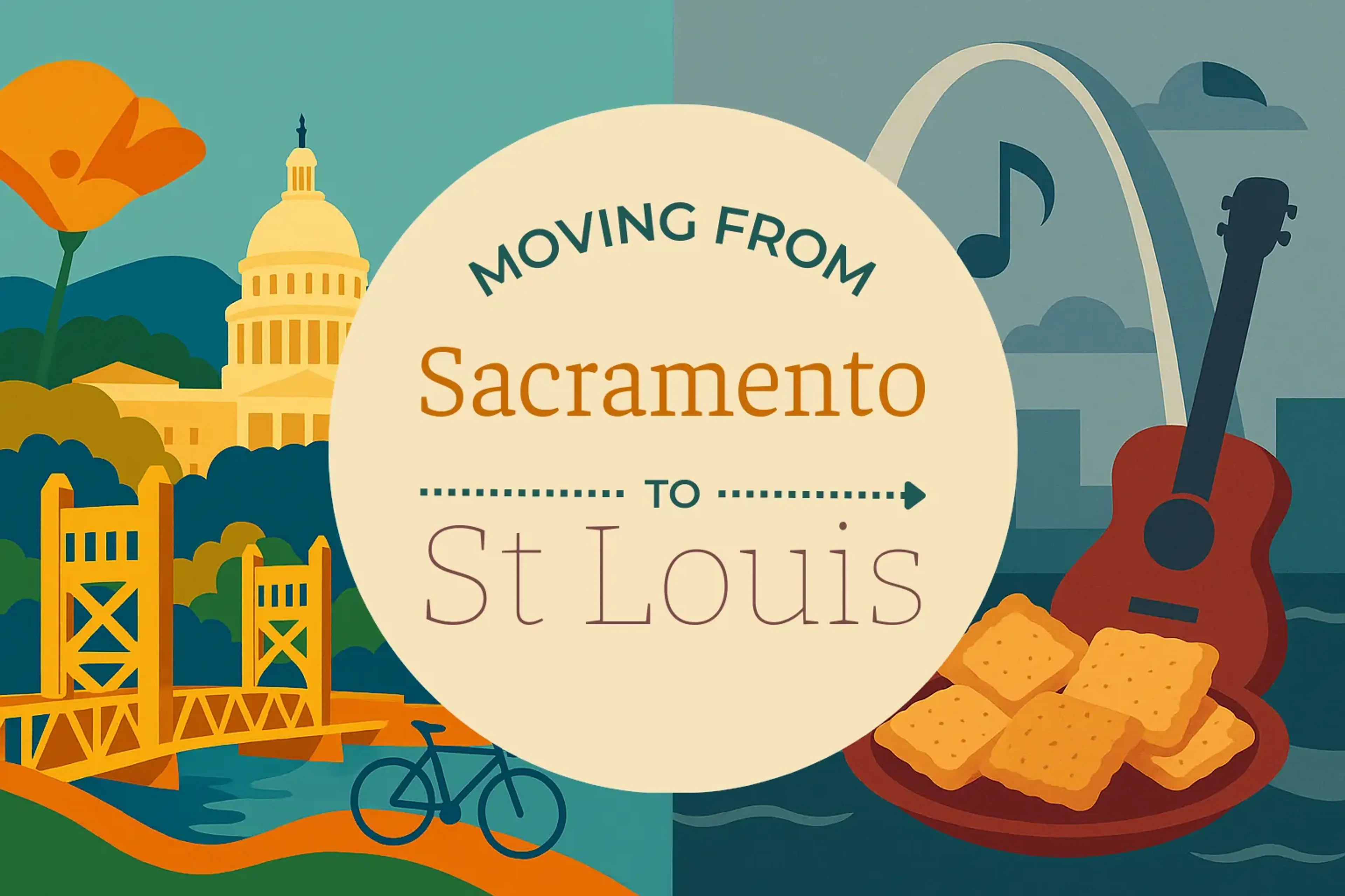 Side-by-side comparison of Sacramento to St. Louis moving companies