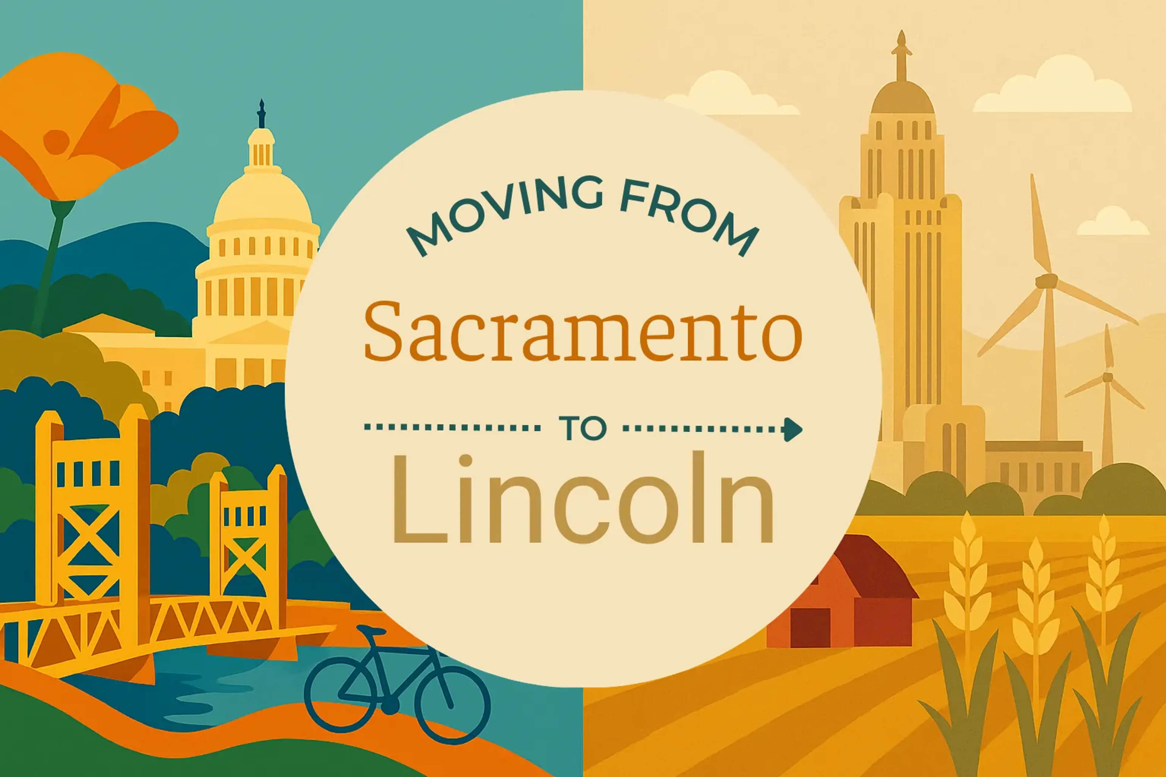 Side-by-side comparison of Sacramento to Lincoln moving companies