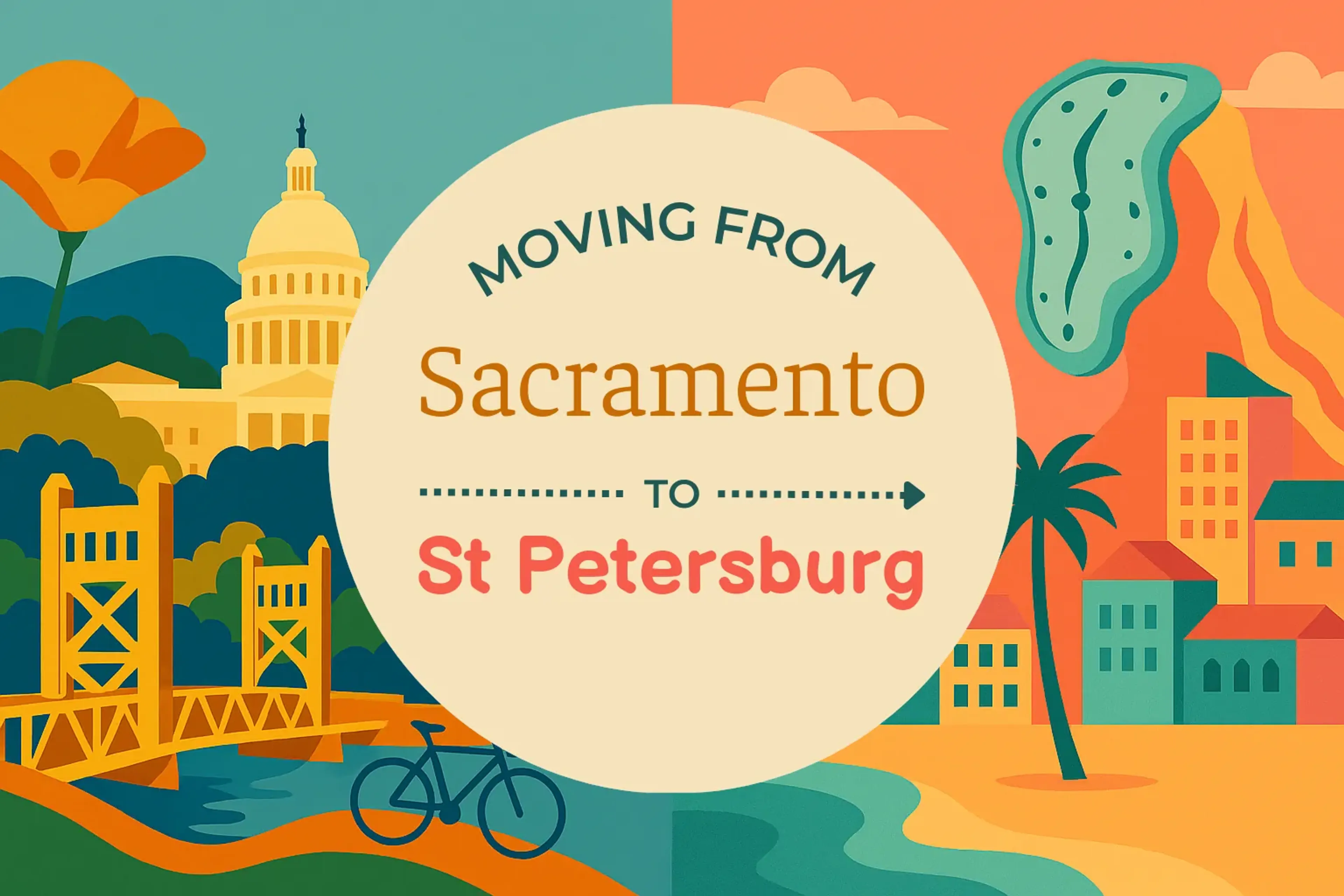 Side-by-side comparison of Sacramento to St. Petersburg moving companies