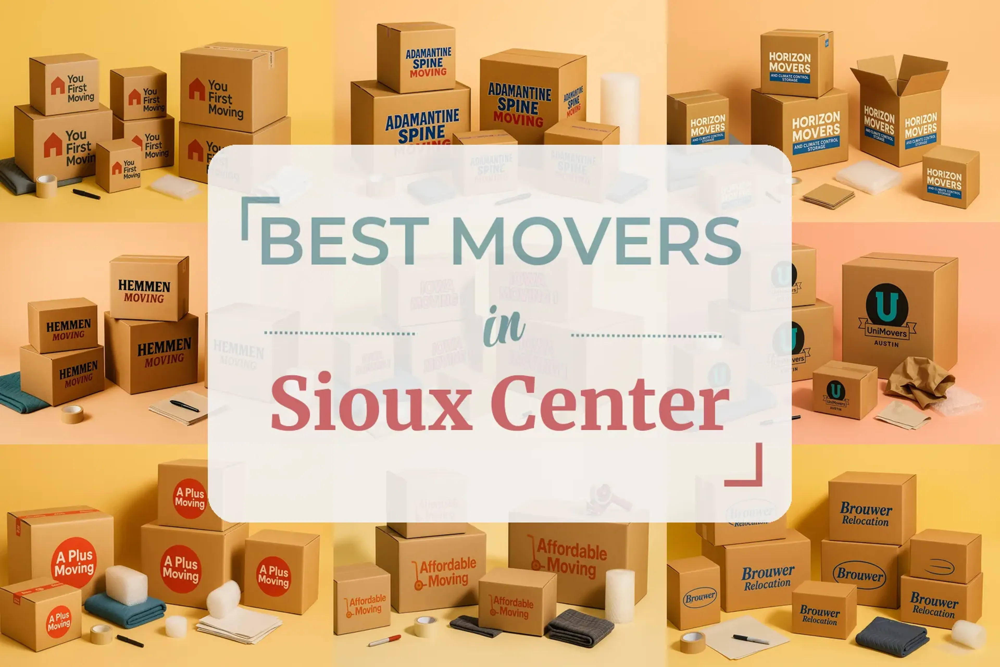 Side-by-side comparison of Sioux Center moving companies