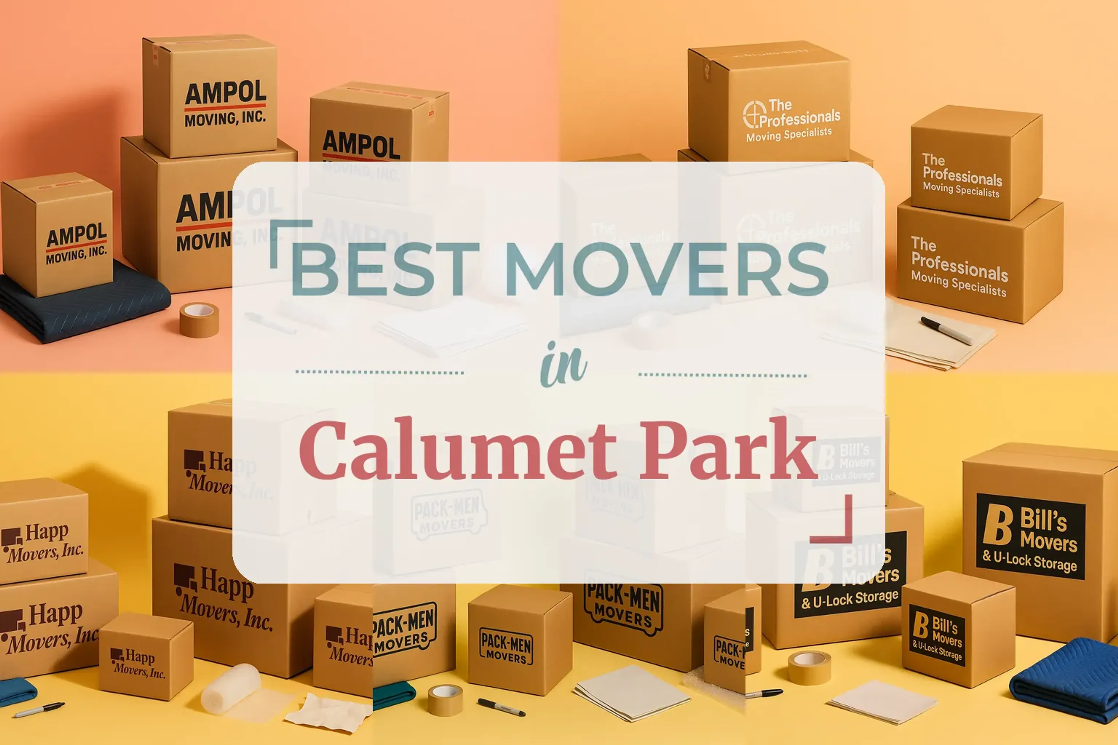 Side-by-side comparison of Calumet Park moving companies