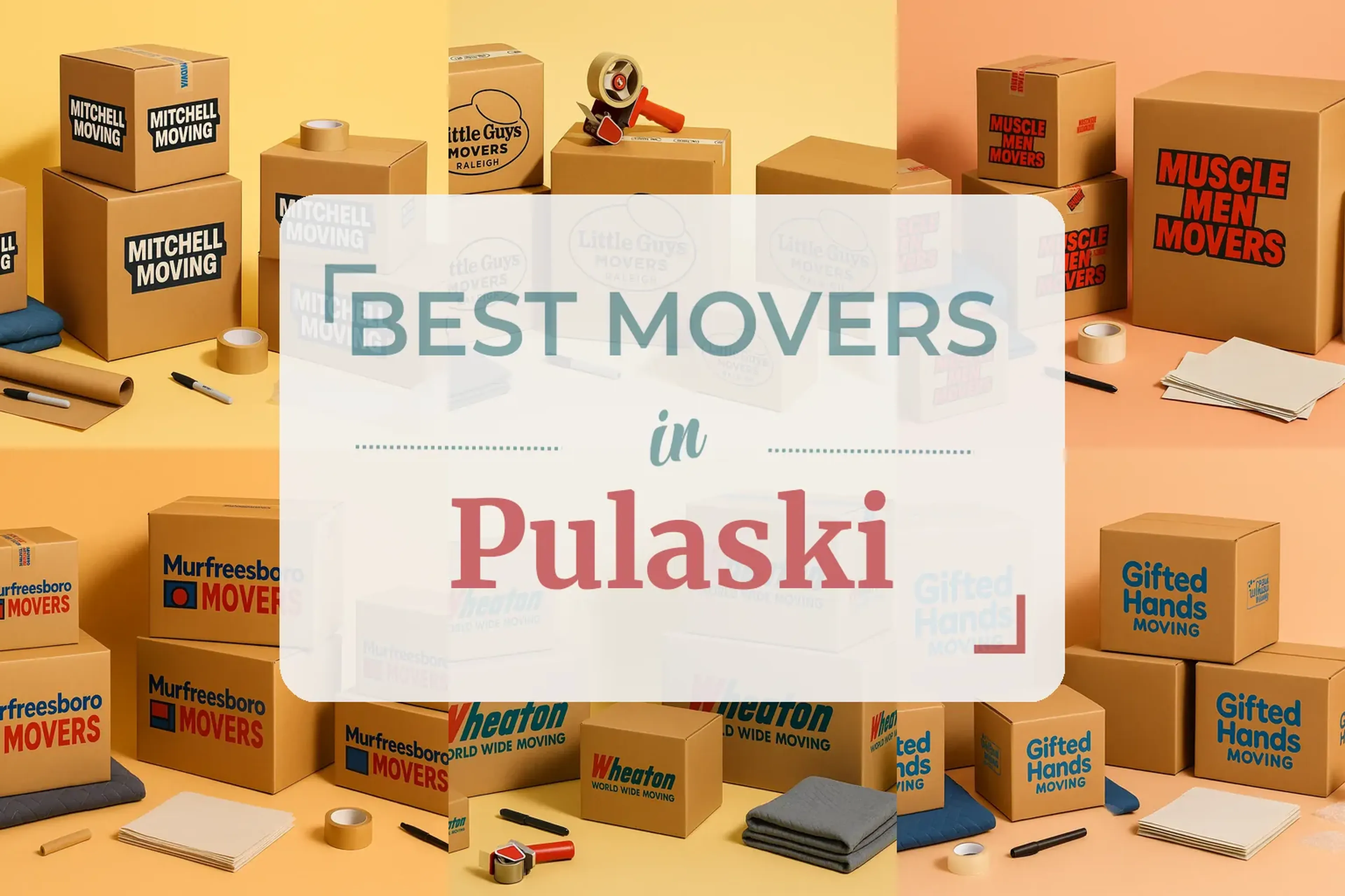 Side-by-side comparison of Pulaski moving companies