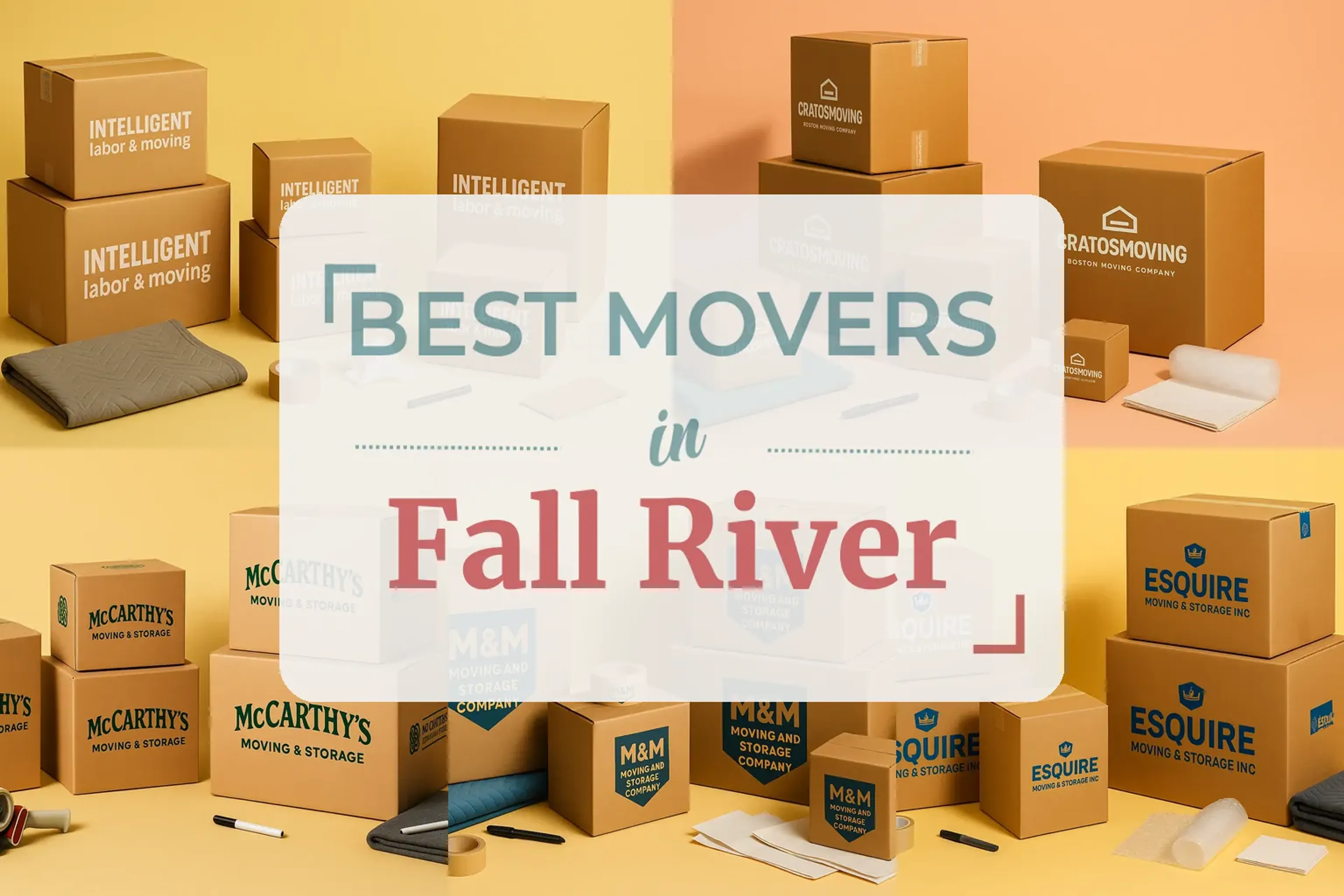 Side-by-side comparison of Fall River moving companies