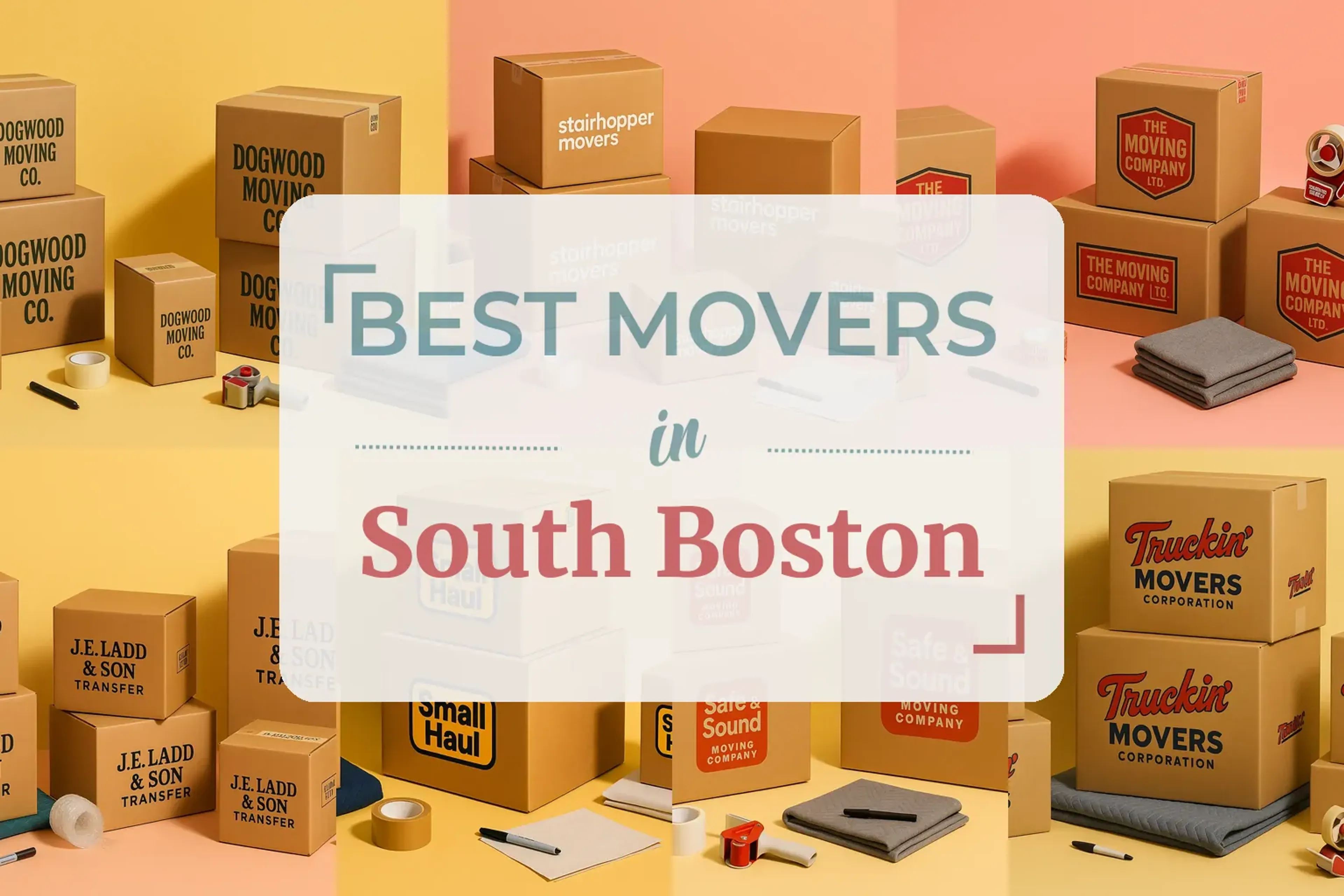 Side-by-side comparison of South Boston moving companies