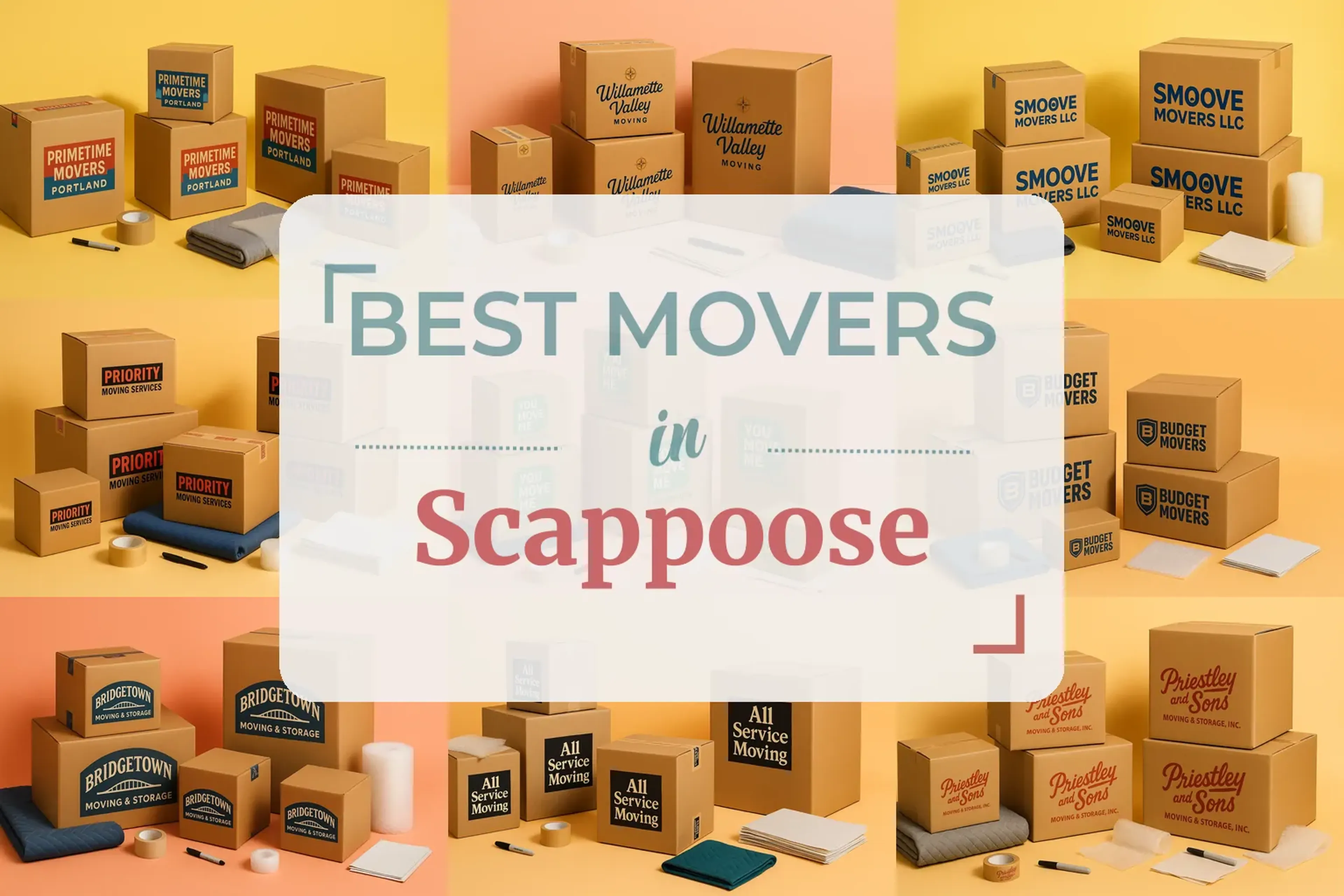 Side-by-side comparison of Scappoose moving companies