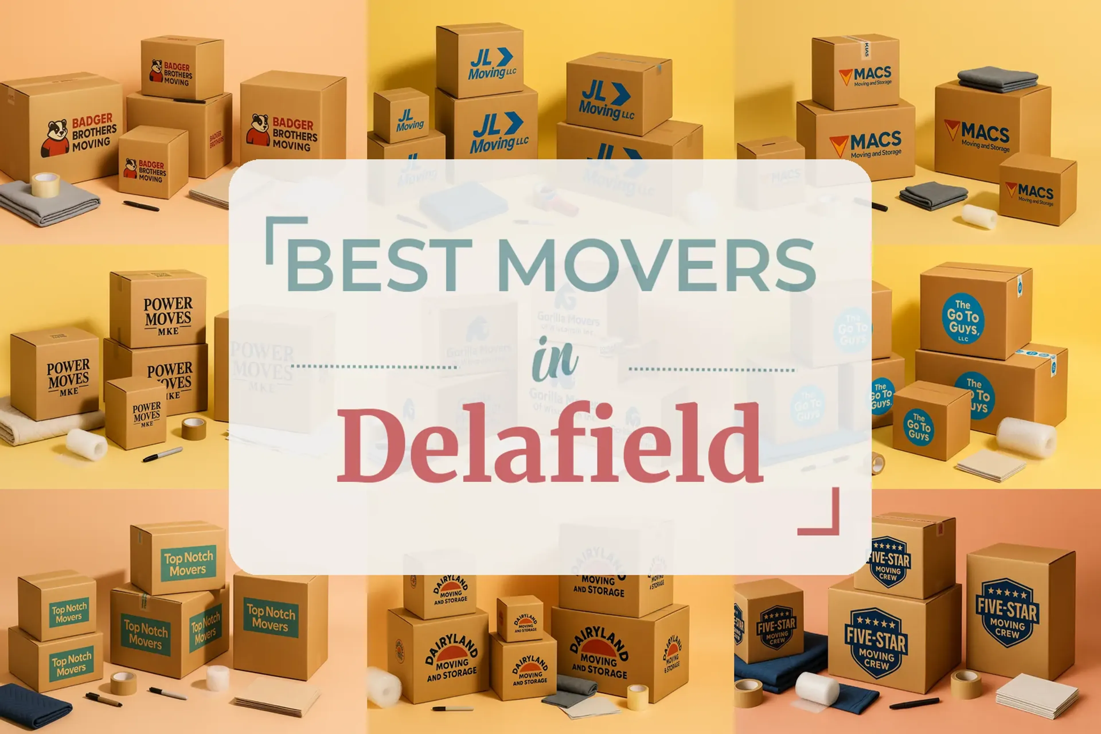 Side-by-side comparison of Delafield moving companies