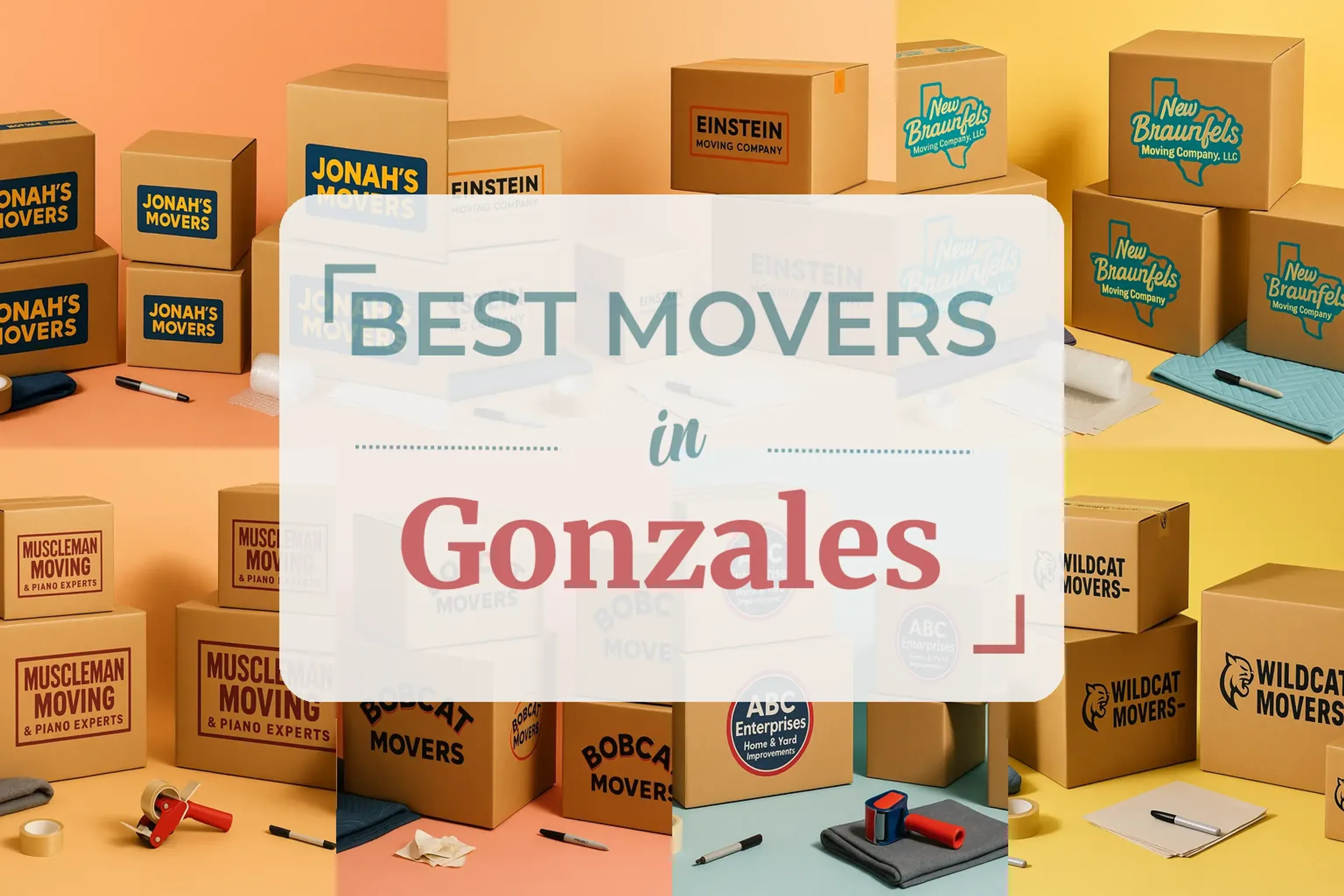 Side-by-side comparison of Gonzales moving companies