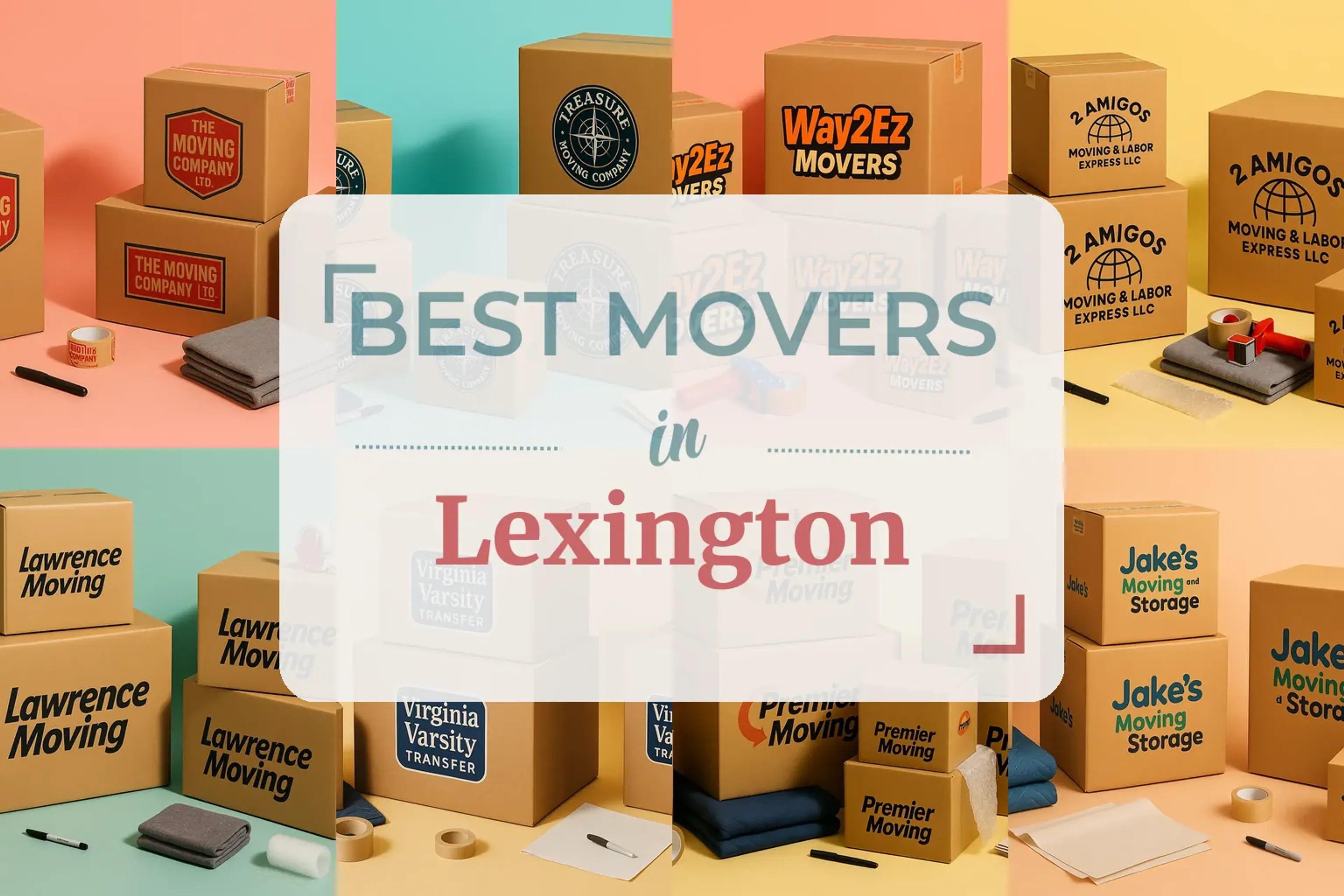 Side-by-side comparison of Lexington moving companies