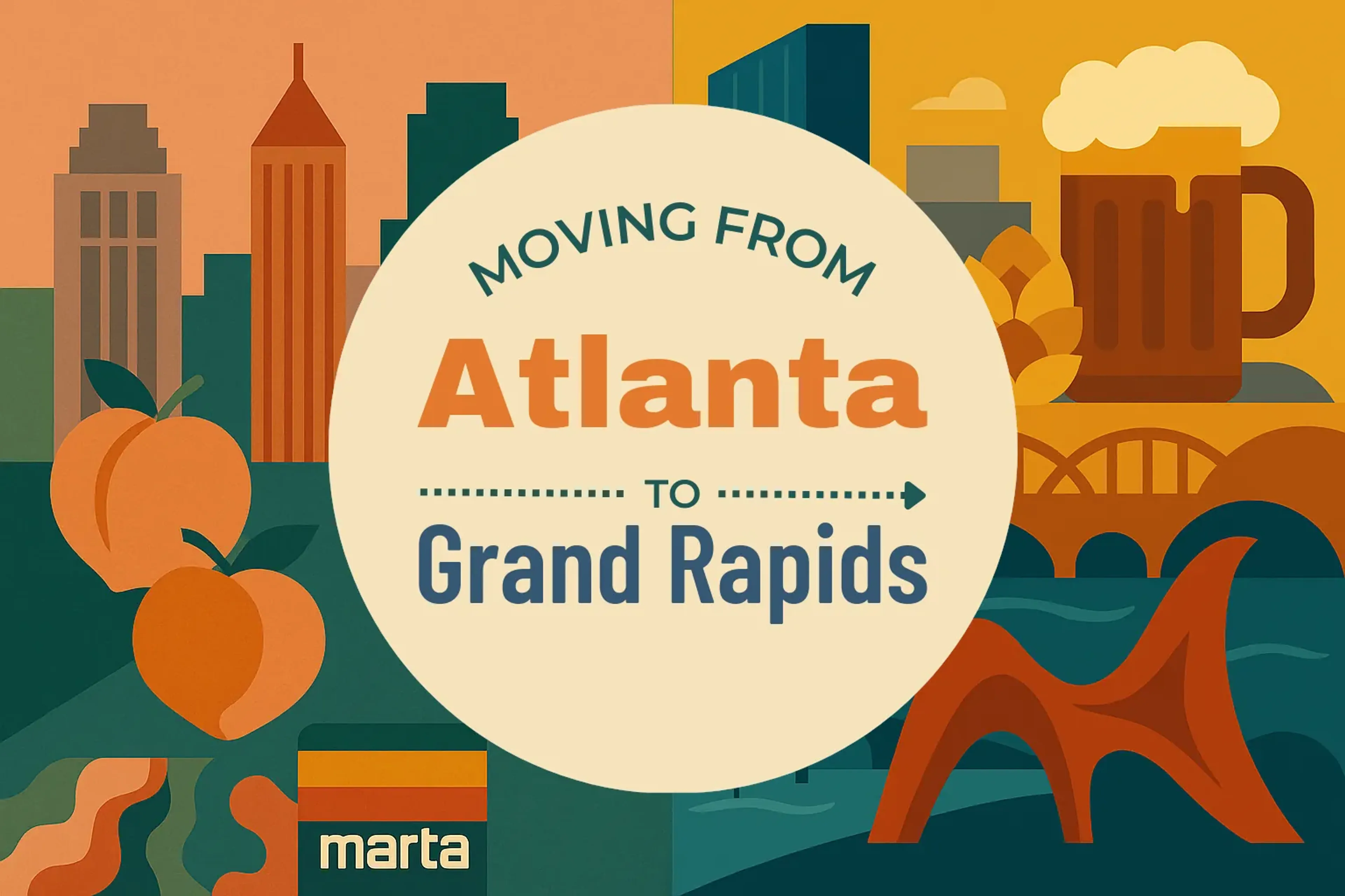Side-by-side comparison of Atlanta to Grand Rapids moving companies