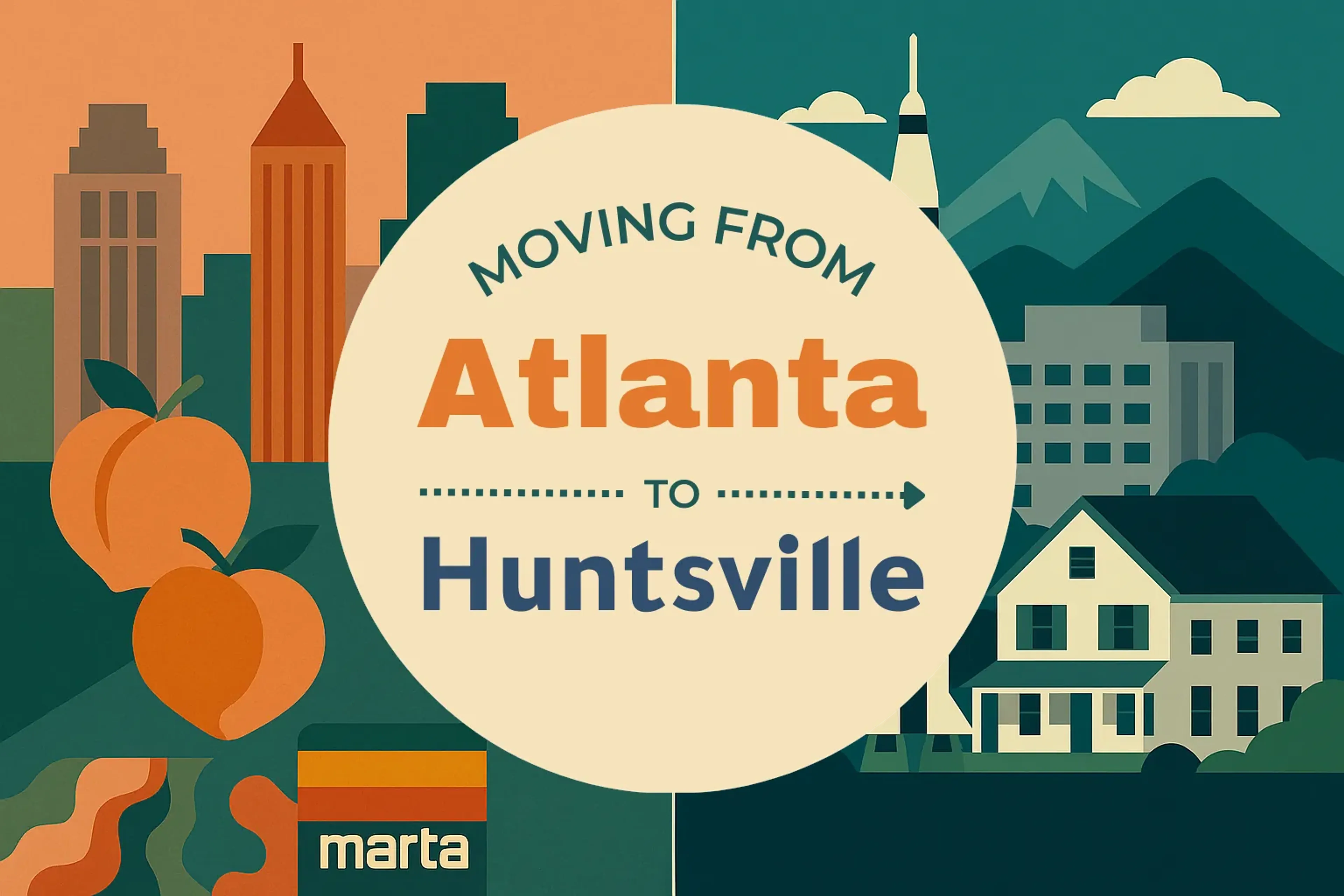 Side-by-side comparison of Atlanta to Huntsville moving companies