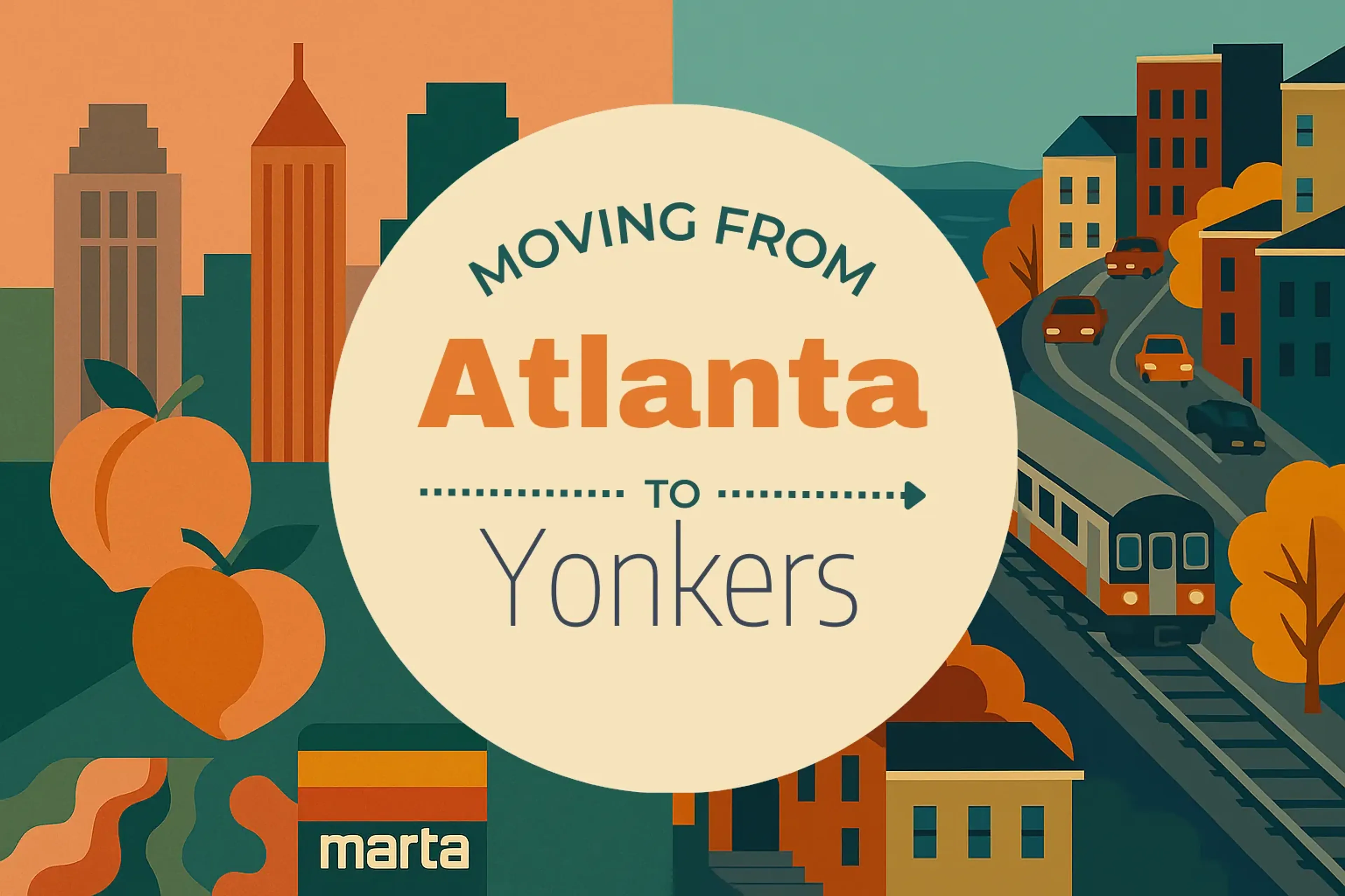 Side-by-side comparison of Atlanta to Yonkers moving companies