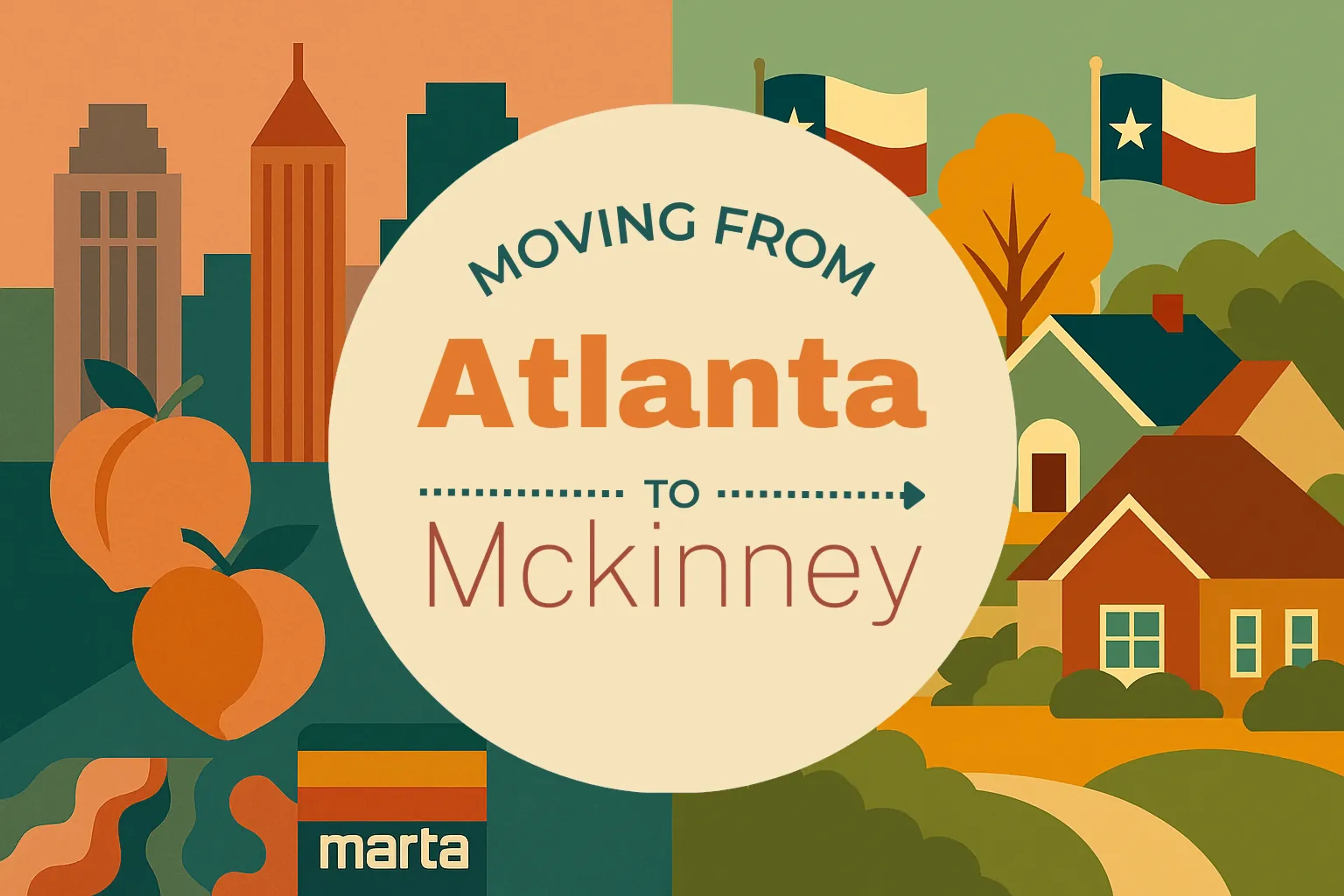 Side-by-side comparison of Atlanta to Mckinney moving companies