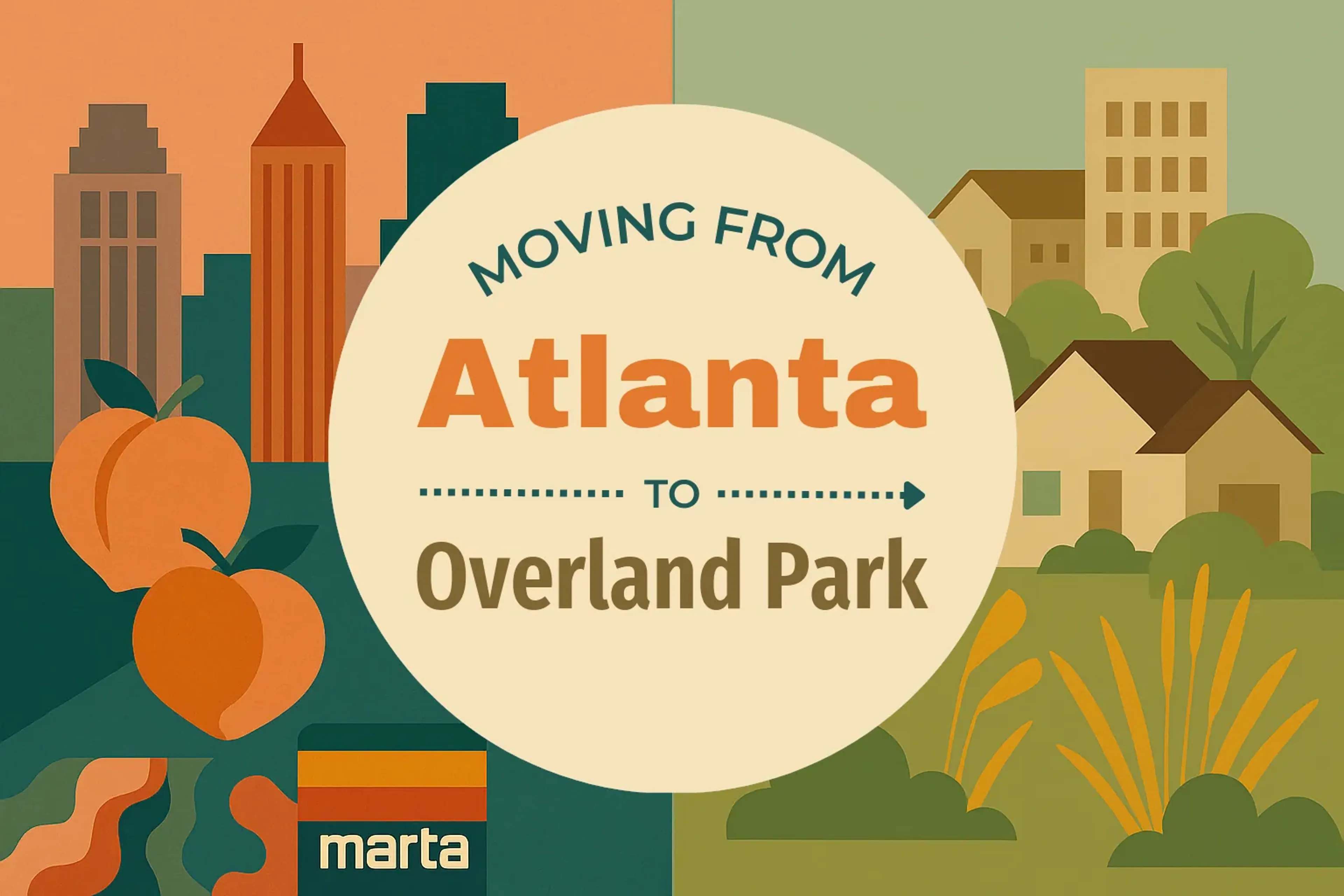 Side-by-side comparison of Atlanta to Overland Park moving companies