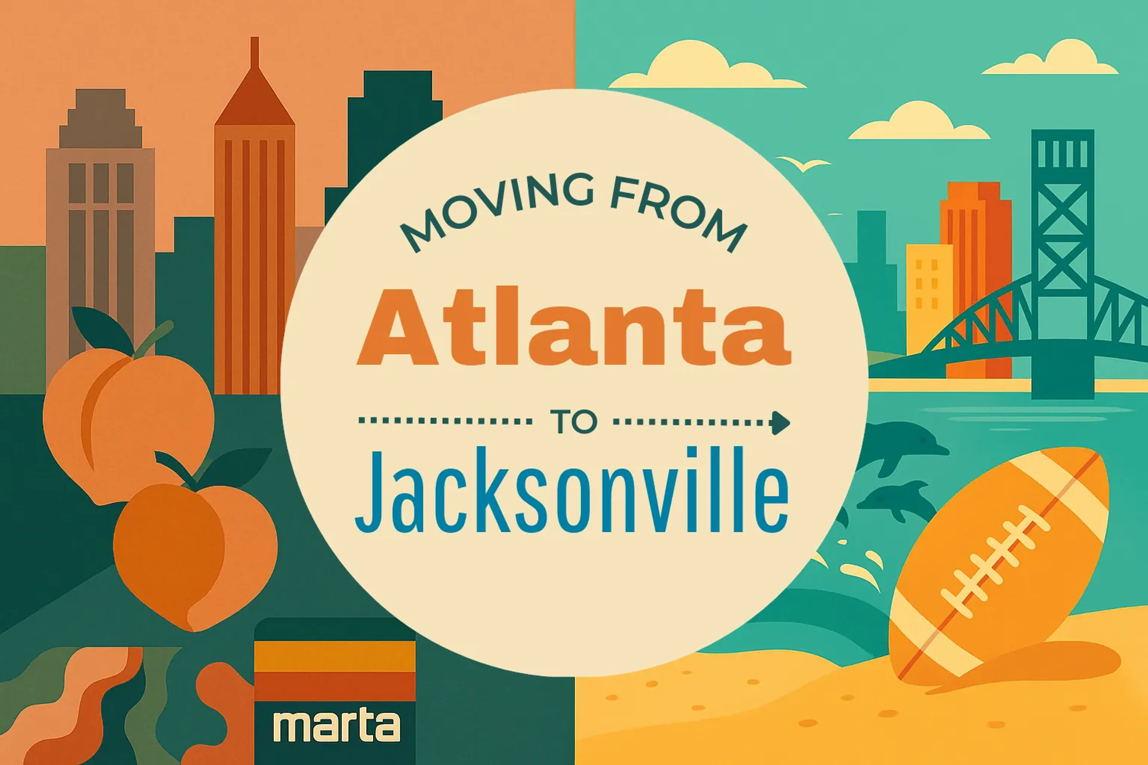 Side-by-side comparison of Atlanta to Jacksonville moving companies