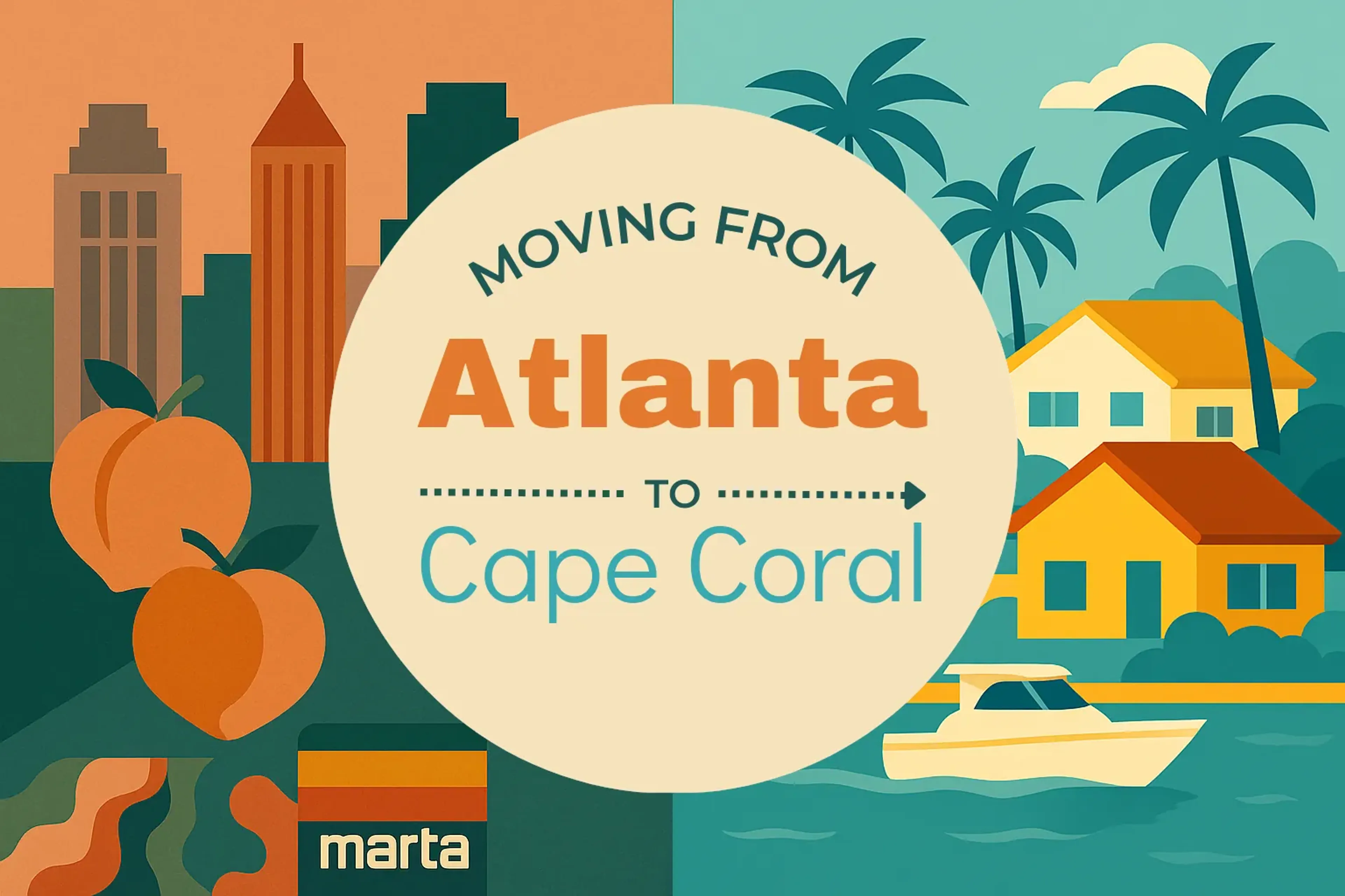 Side-by-side comparison of Atlanta to Cape Coral moving companies
