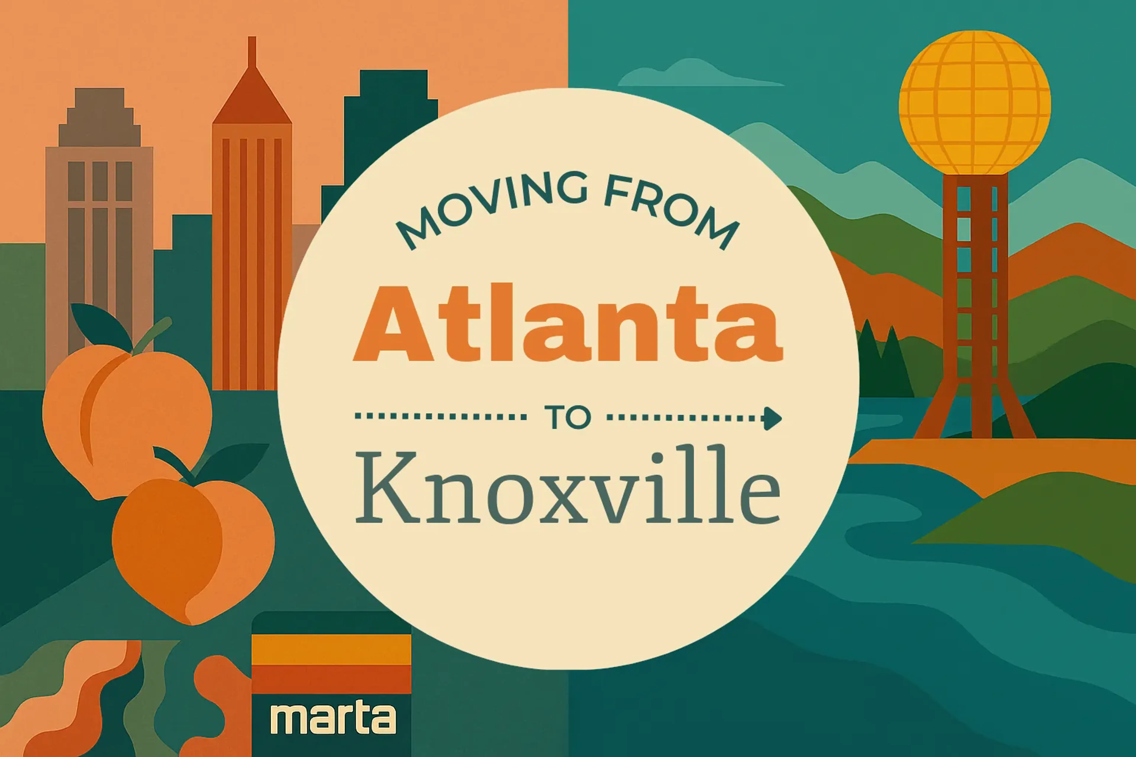 Side-by-side comparison of Atlanta to Knoxville moving companies