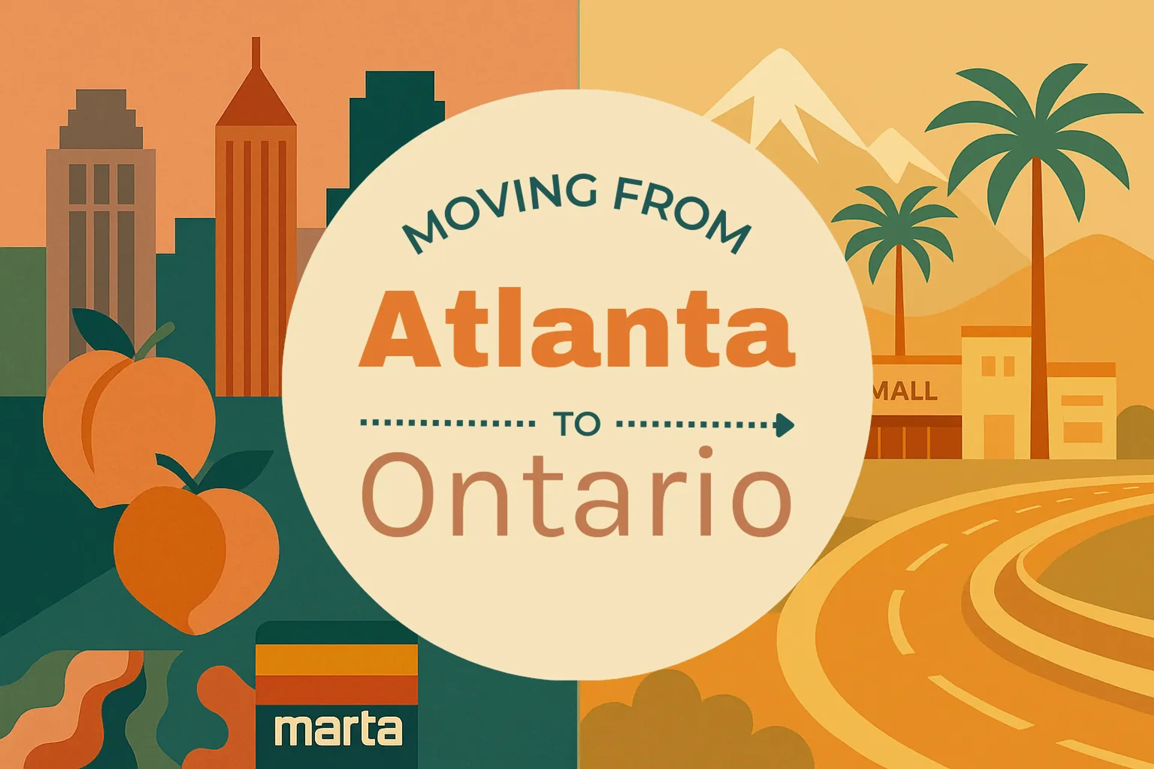 Side-by-side comparison of Atlanta to Ontario moving companies