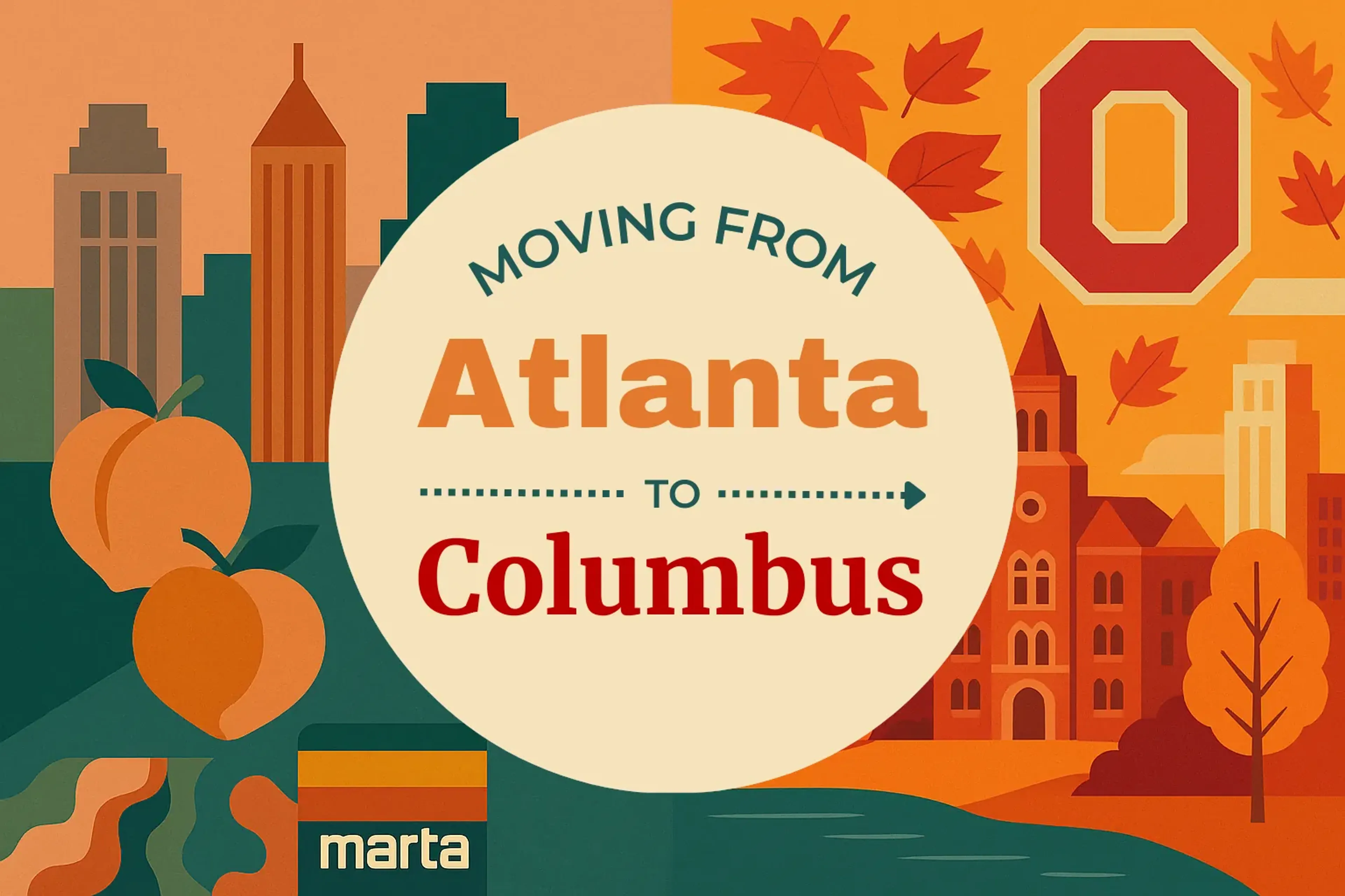 Side-by-side comparison of Atlanta to Columbus moving companies