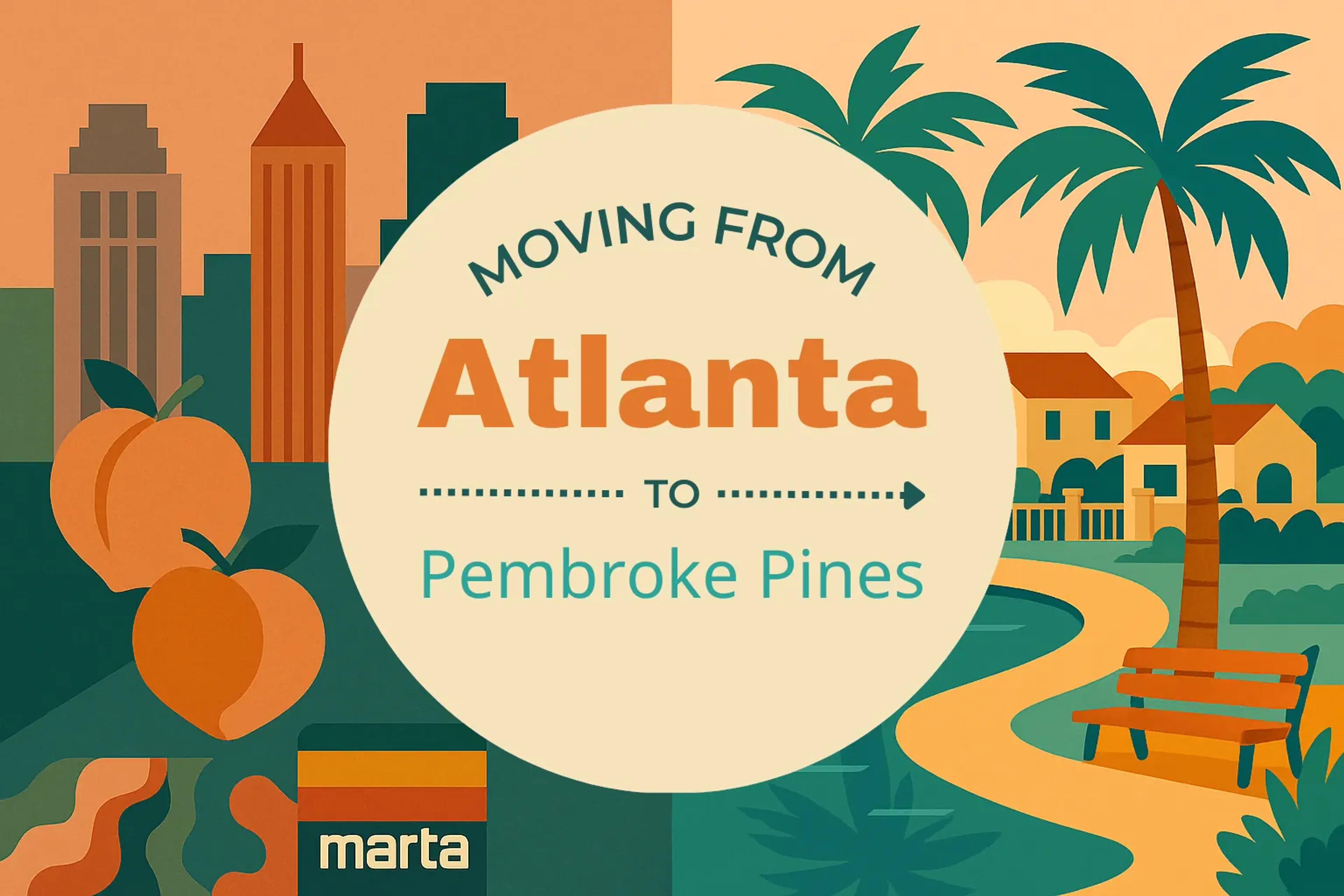 Side-by-side comparison of Atlanta to Pembroke Pines moving companies
