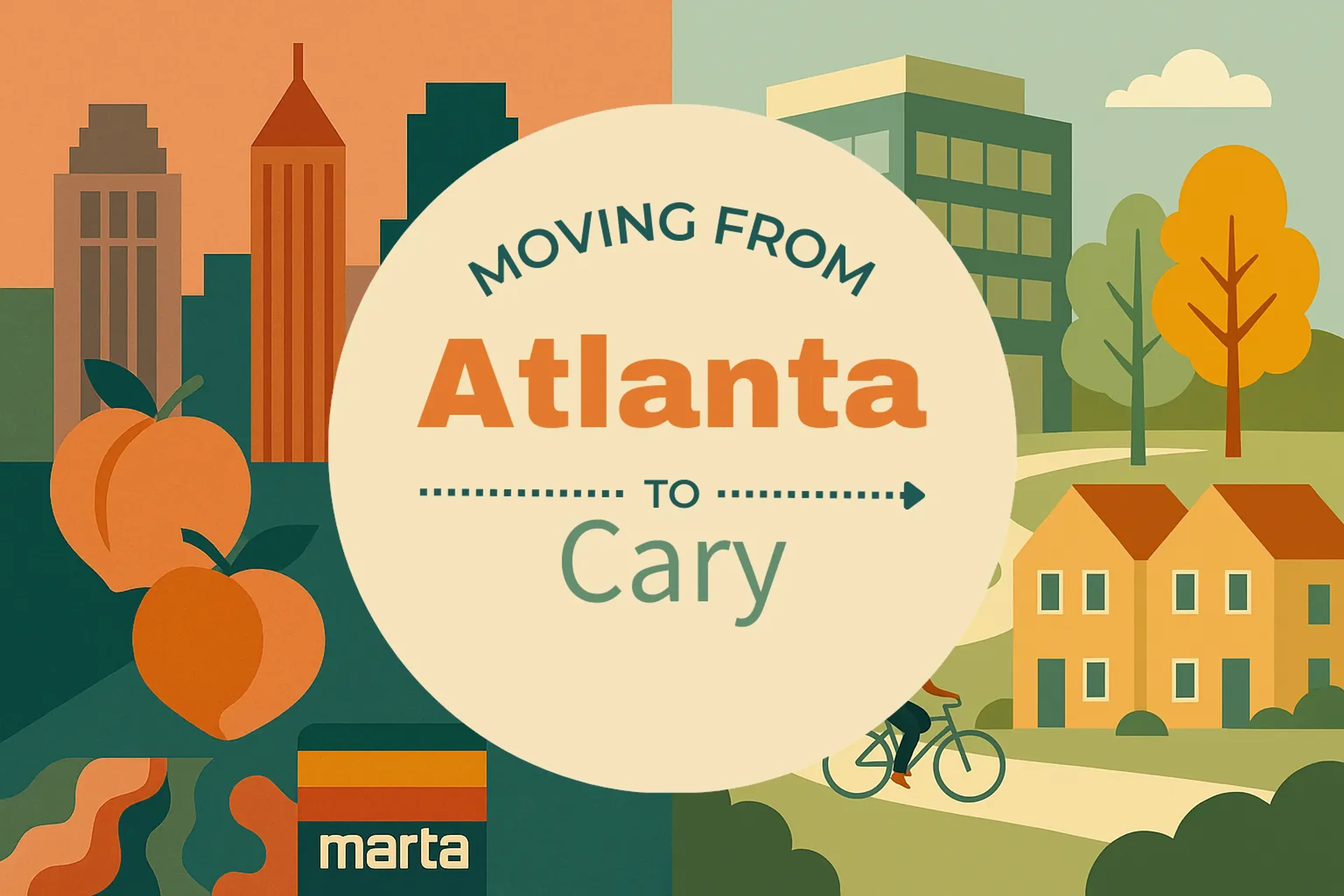 Side-by-side comparison of Atlanta to Cary moving companies
