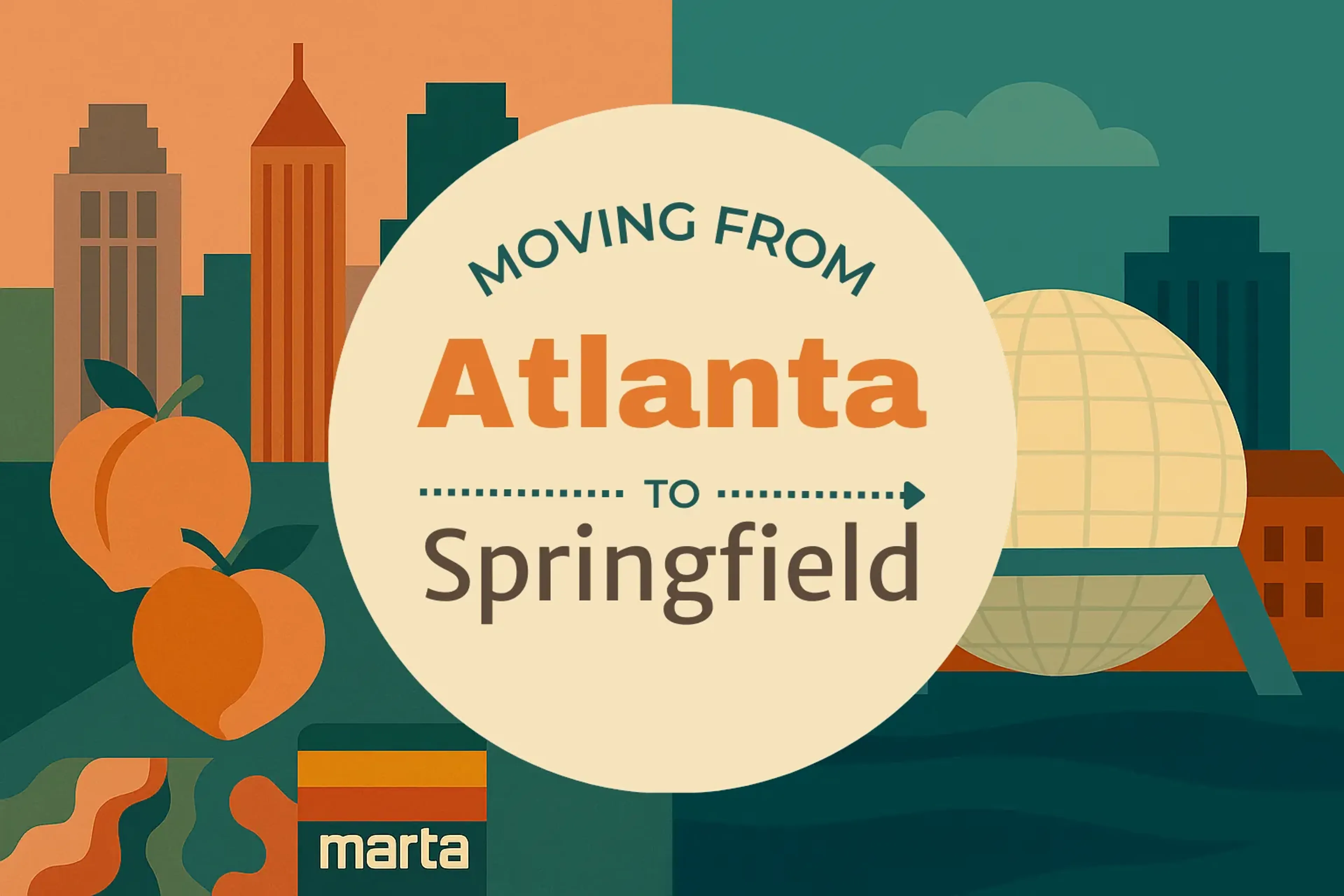 Side-by-side comparison of Atlanta to Springfield moving companies