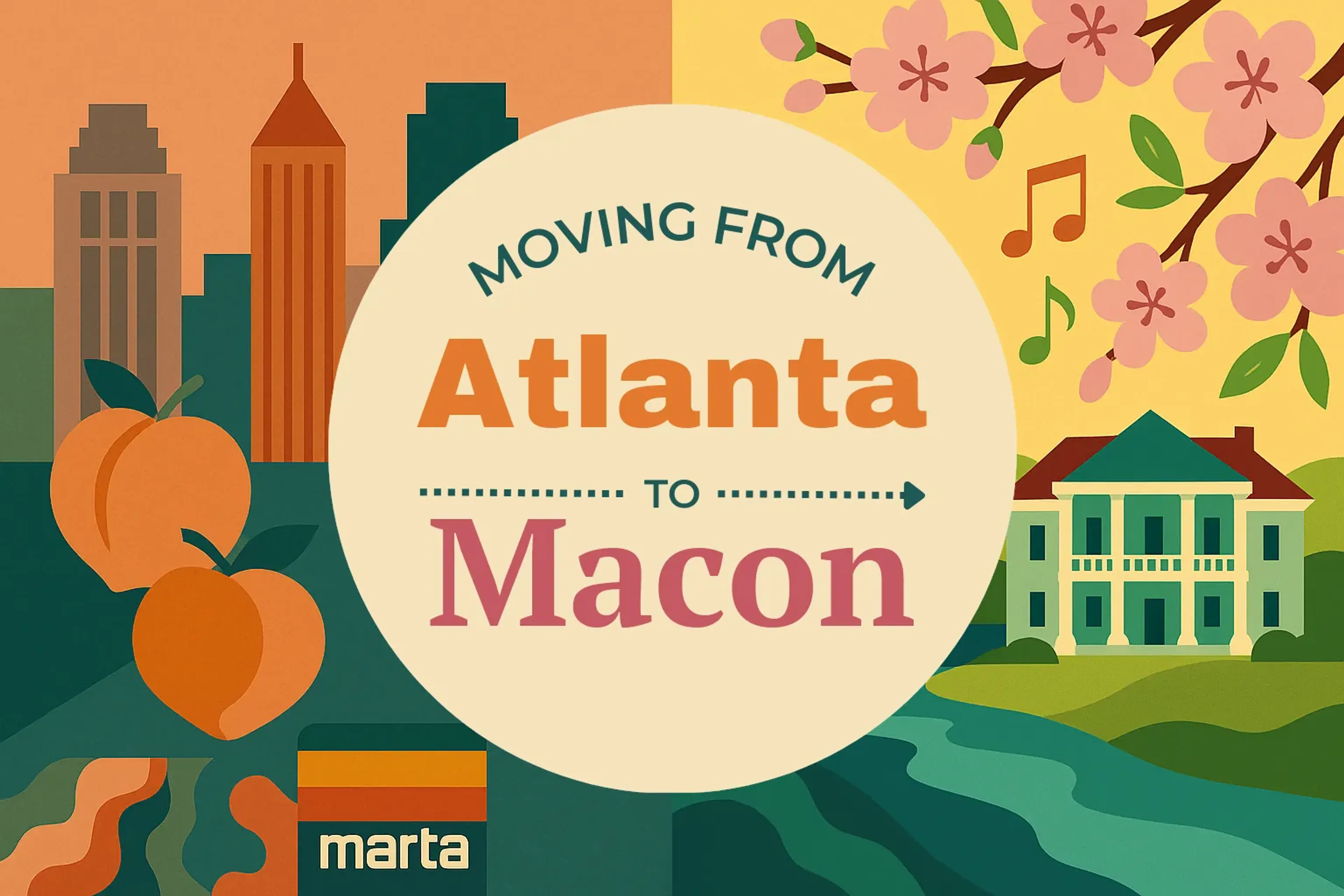 Side-by-side comparison of Atlanta to Macon moving companies