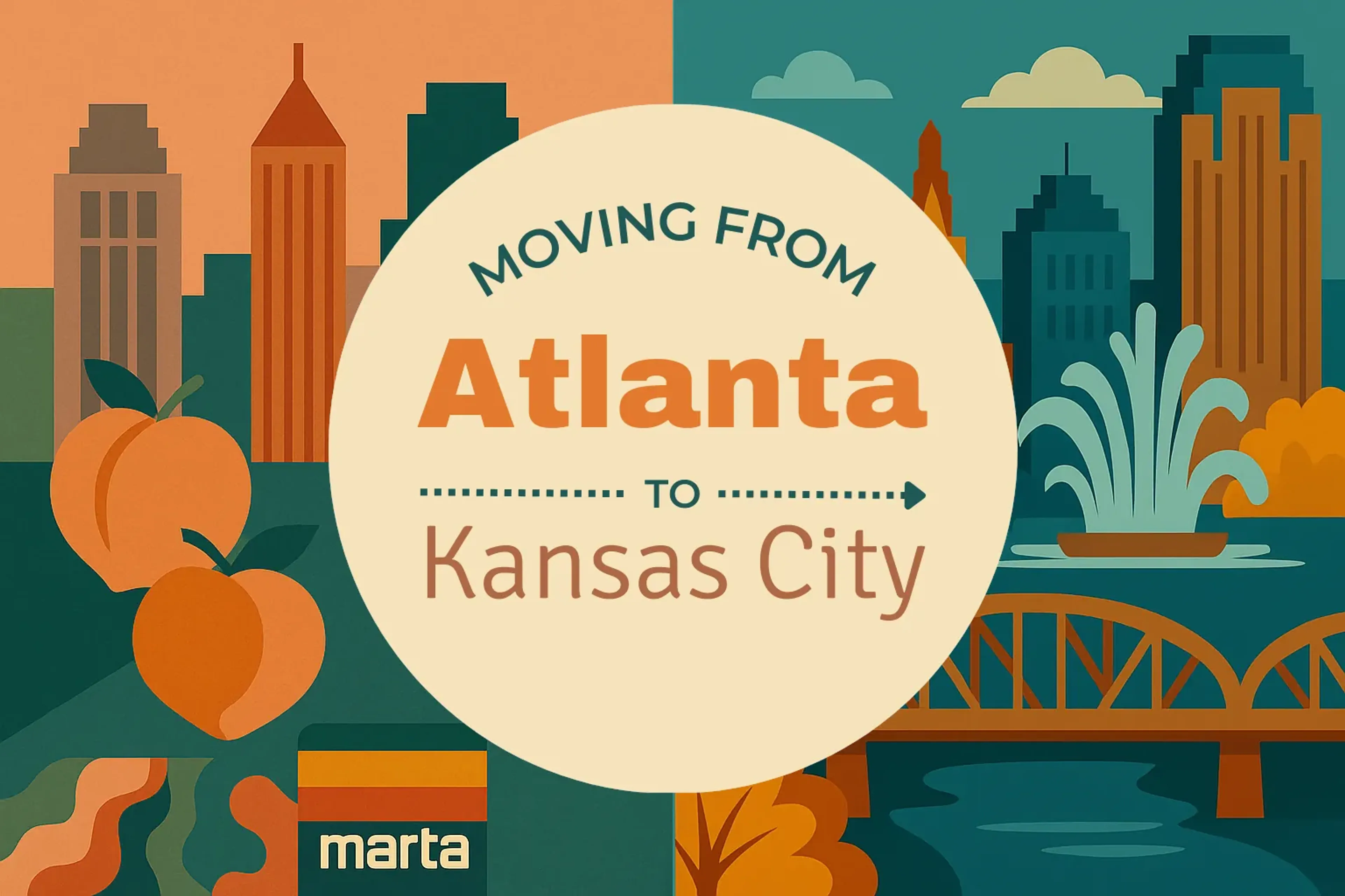 Side-by-side comparison of Atlanta to Kansas City moving companies