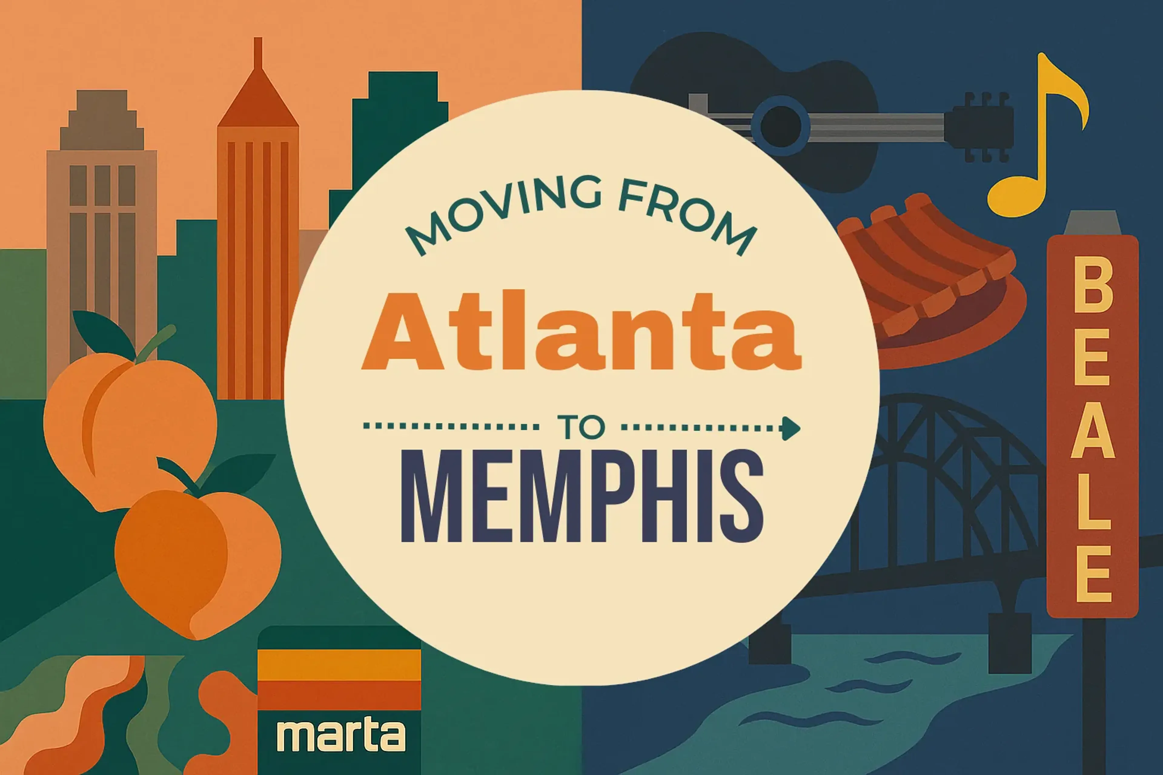 Side-by-side comparison of Atlanta to Memphis moving companies