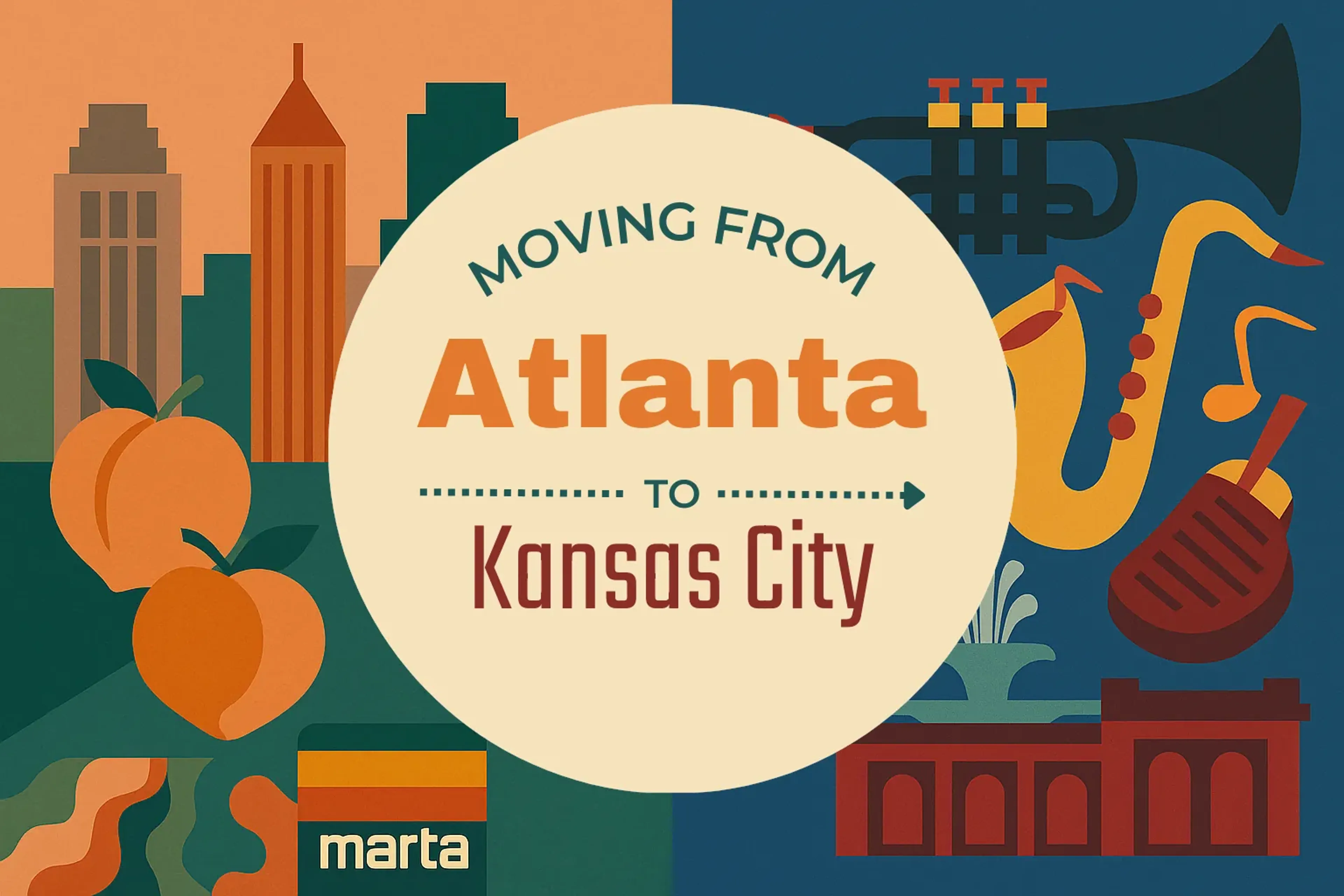 Side-by-side comparison of Atlanta to Kansas City moving companies