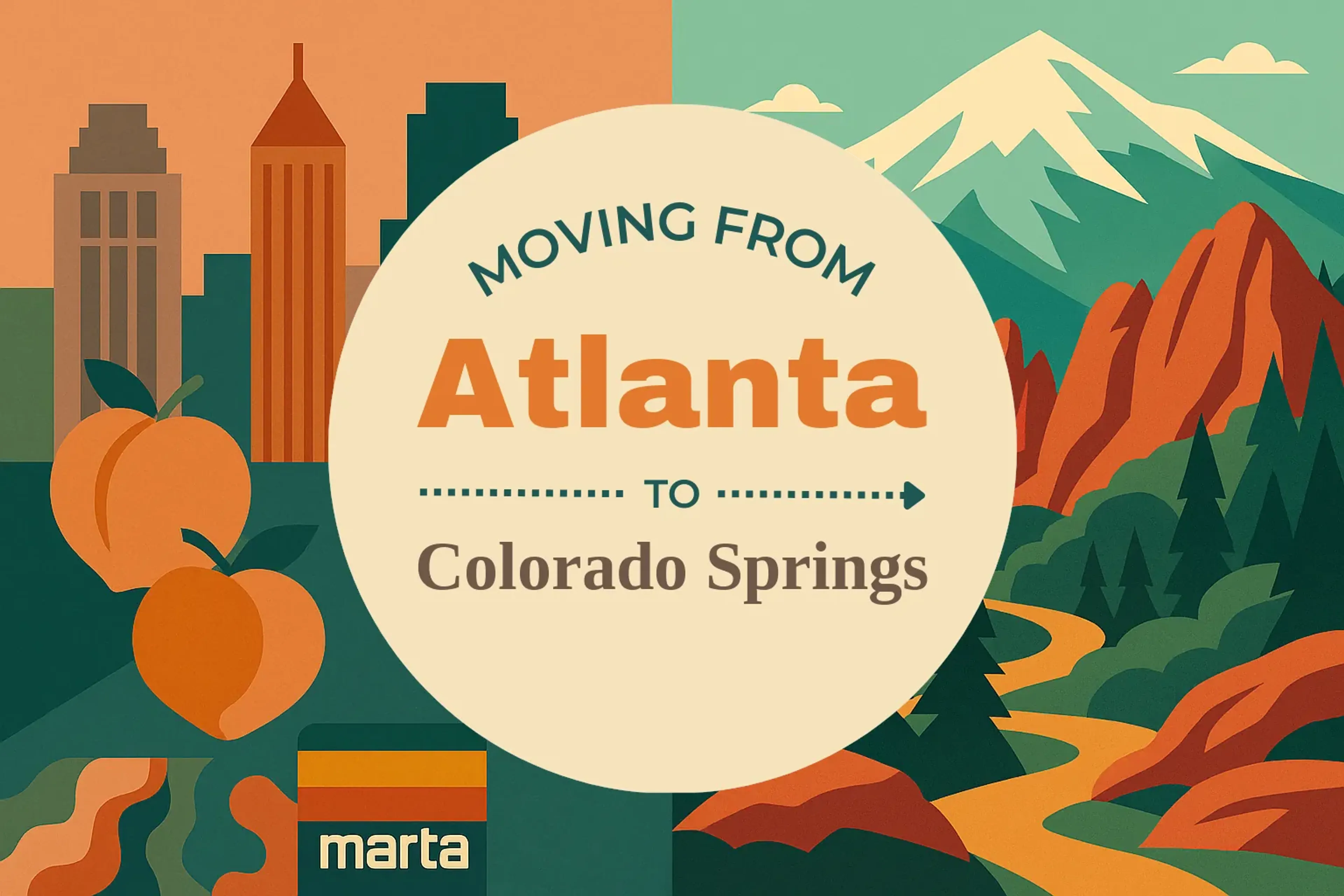 Side-by-side comparison of Atlanta to Colorado Springs moving companies