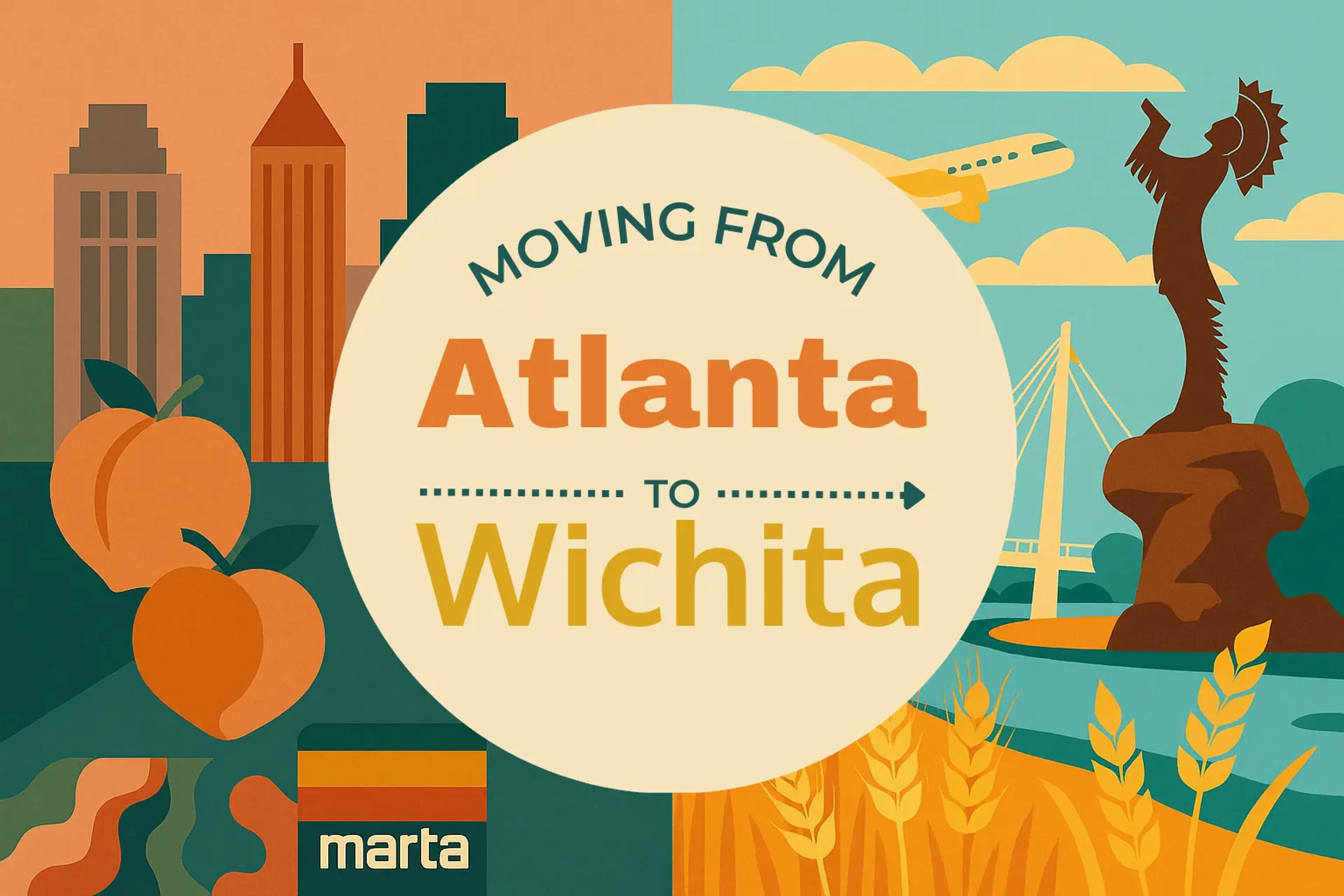 Side-by-side comparison of Atlanta to Wichita moving companies
