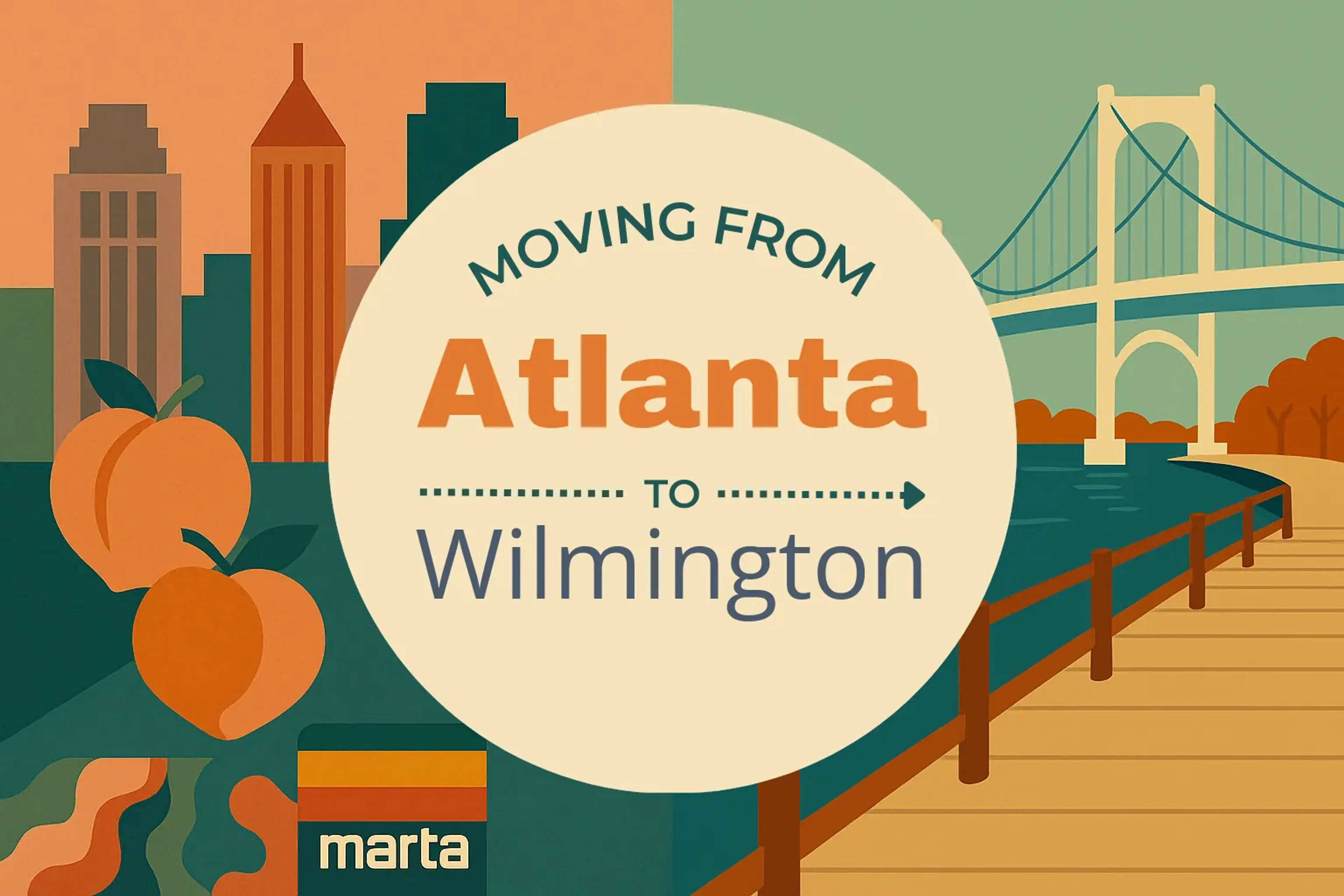 Side-by-side comparison of Atlanta to Wilmington moving companies