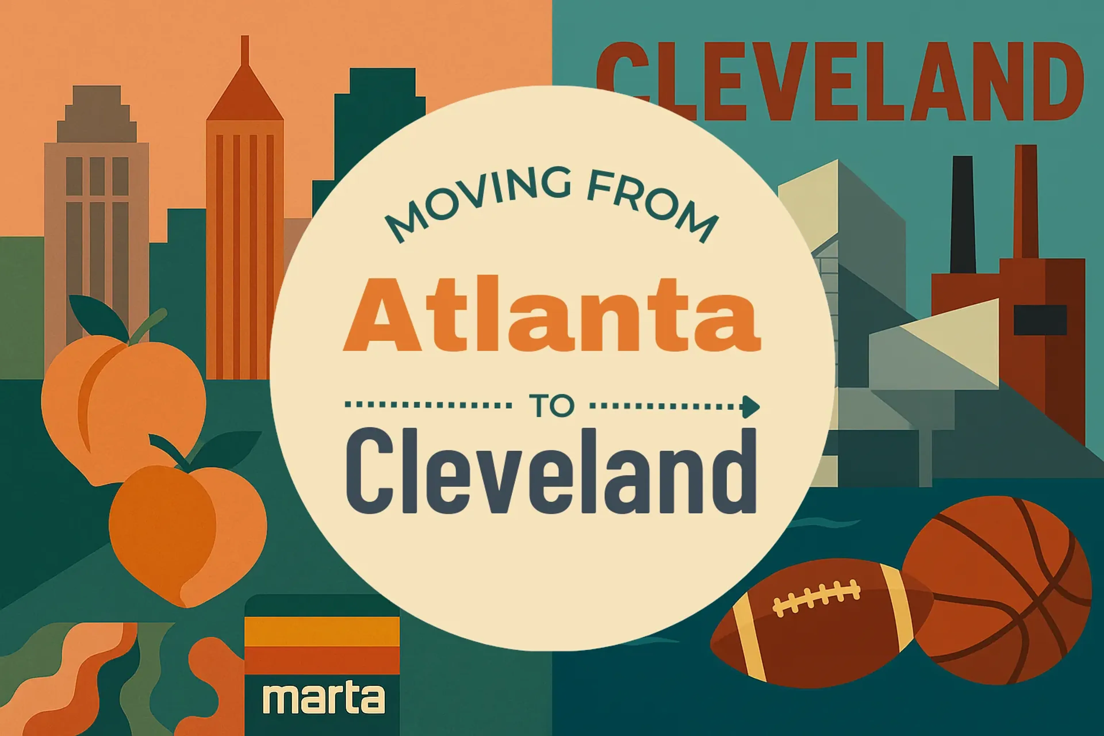 Side-by-side comparison of Atlanta to Cleveland moving companies