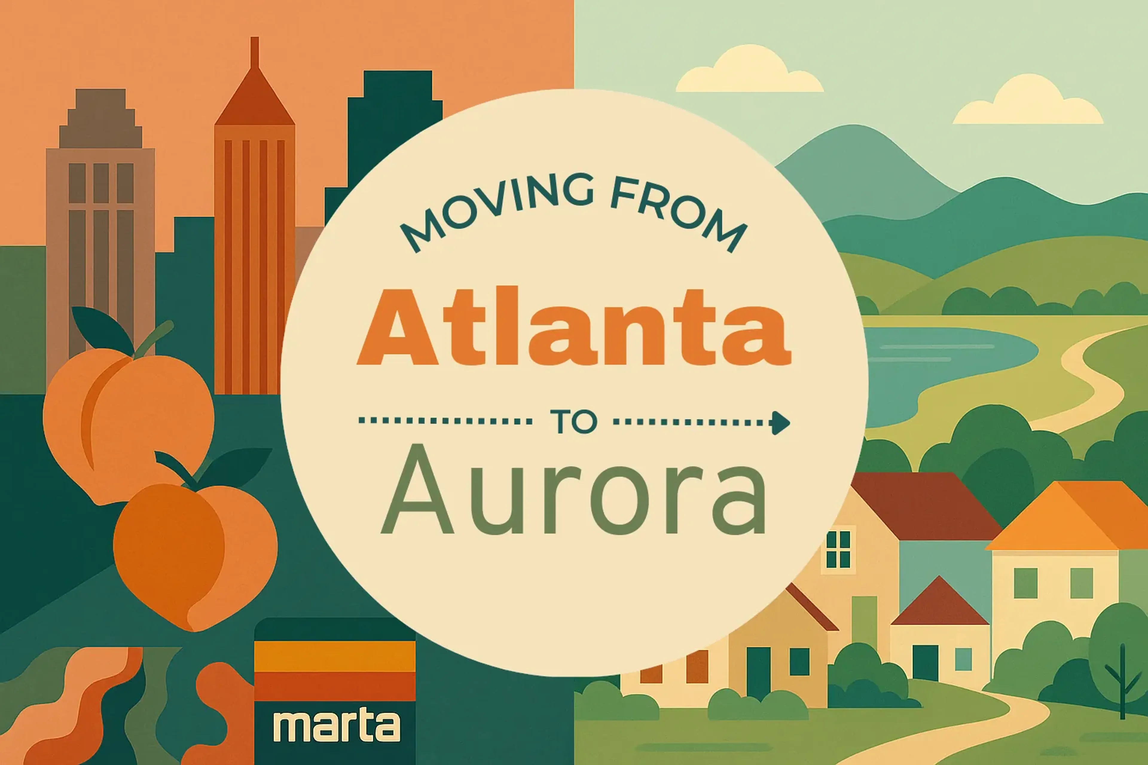 Side-by-side comparison of Atlanta to Aurora moving companies