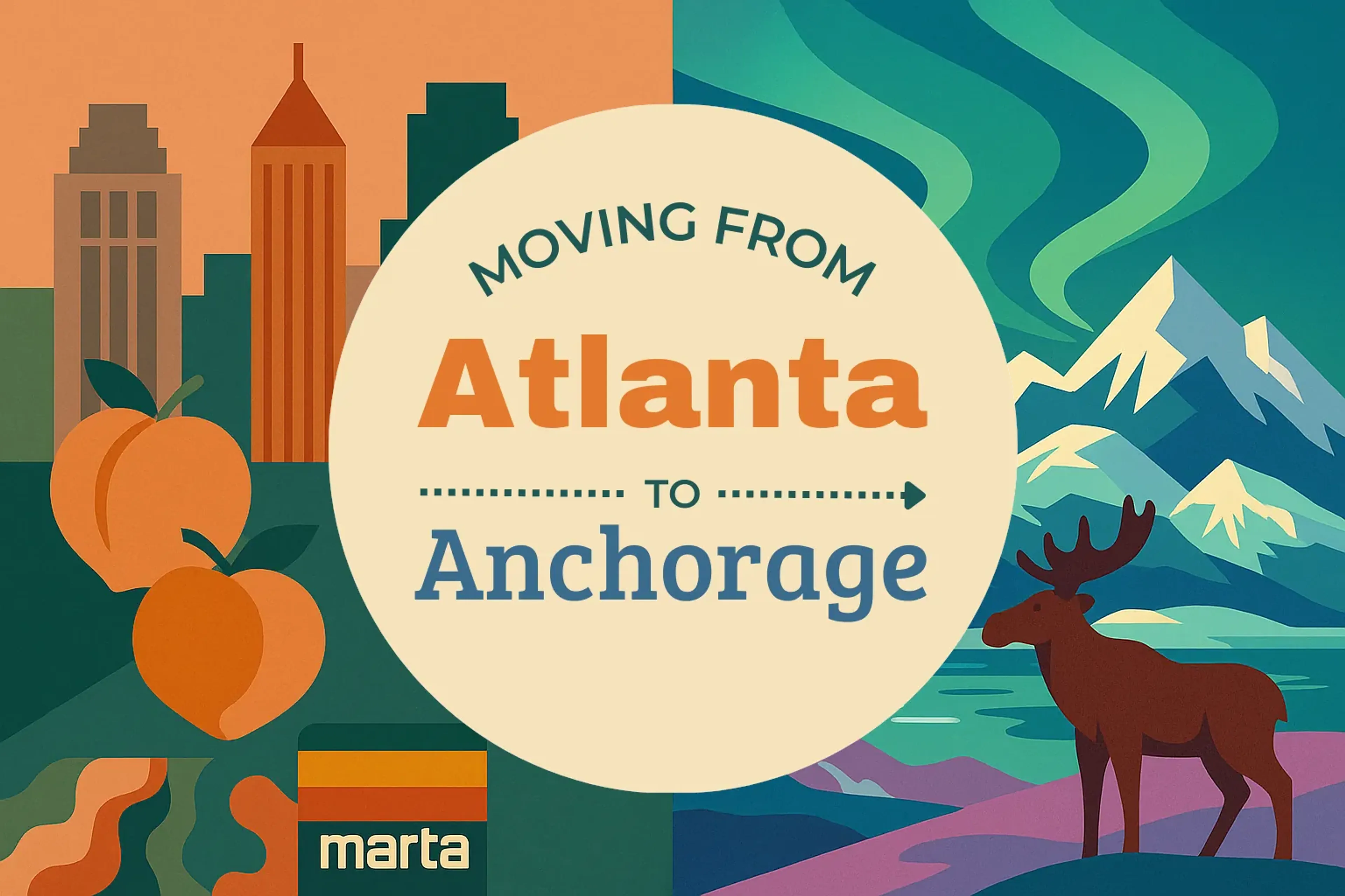 Side-by-side comparison of Atlanta to Anchorage moving companies