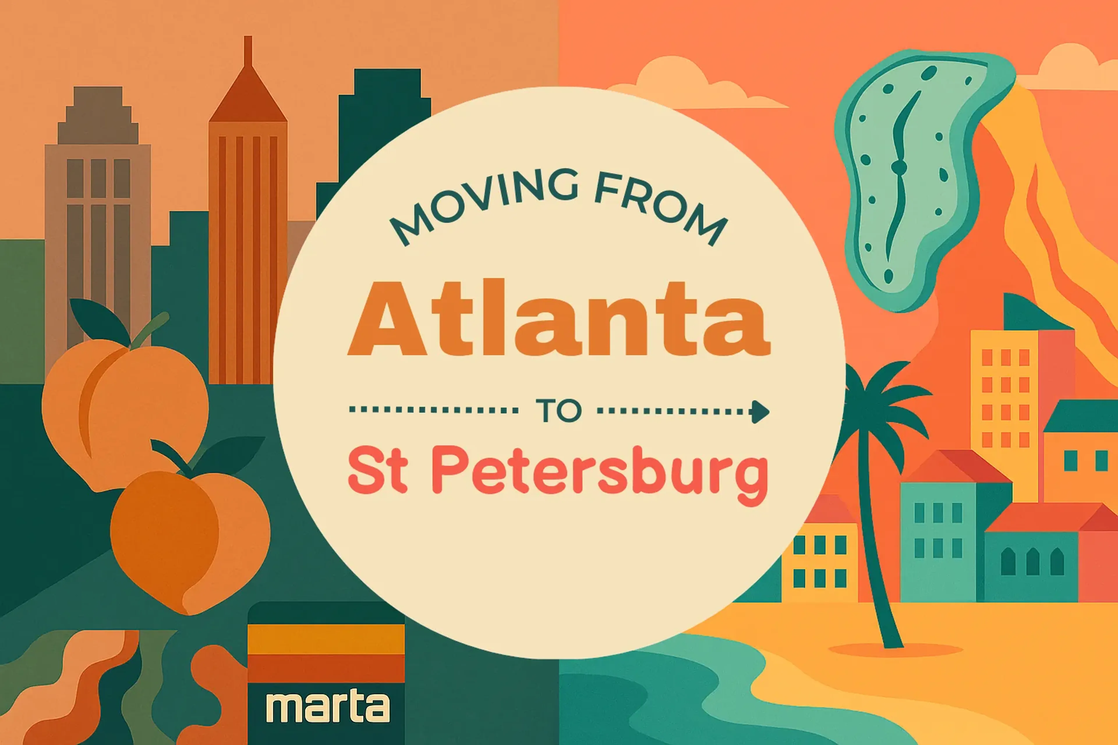 Side-by-side comparison of Atlanta to St. Petersburg moving companies