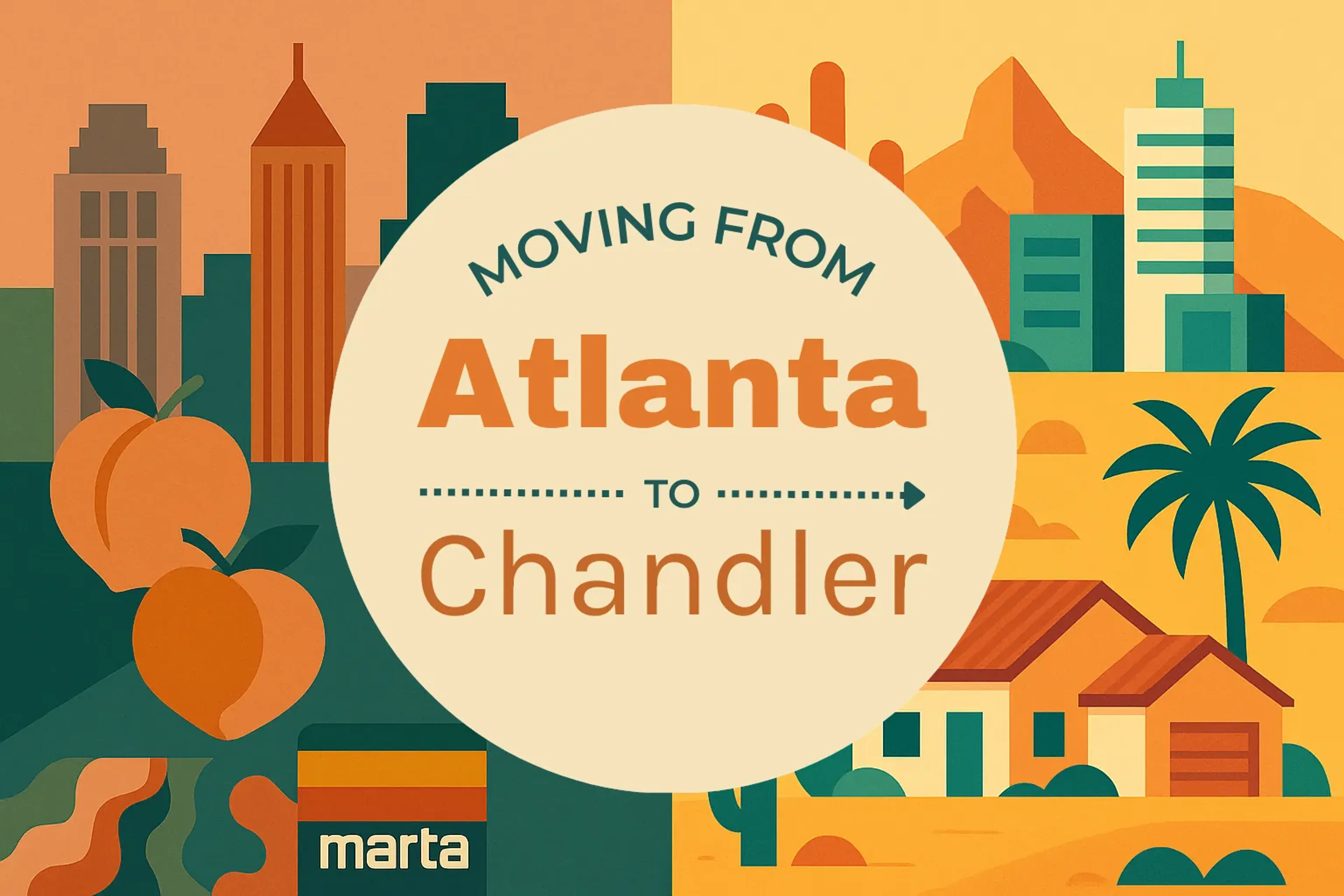 Side-by-side comparison of Atlanta to Chandler moving companies
